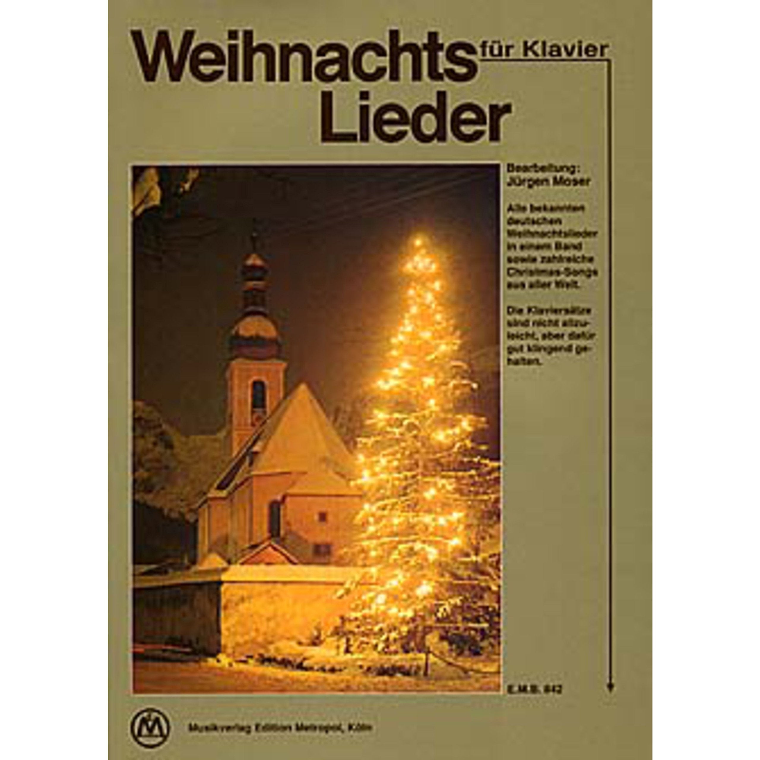 Weihnachtslieder. Klavier: Alle bekannten deutschen Weihnachtslieder sowie zahlreiche Christmas-Songs aus aller Welt. Nicht allzu leicht, aber dafür gut klingend gehalten Sheet Music