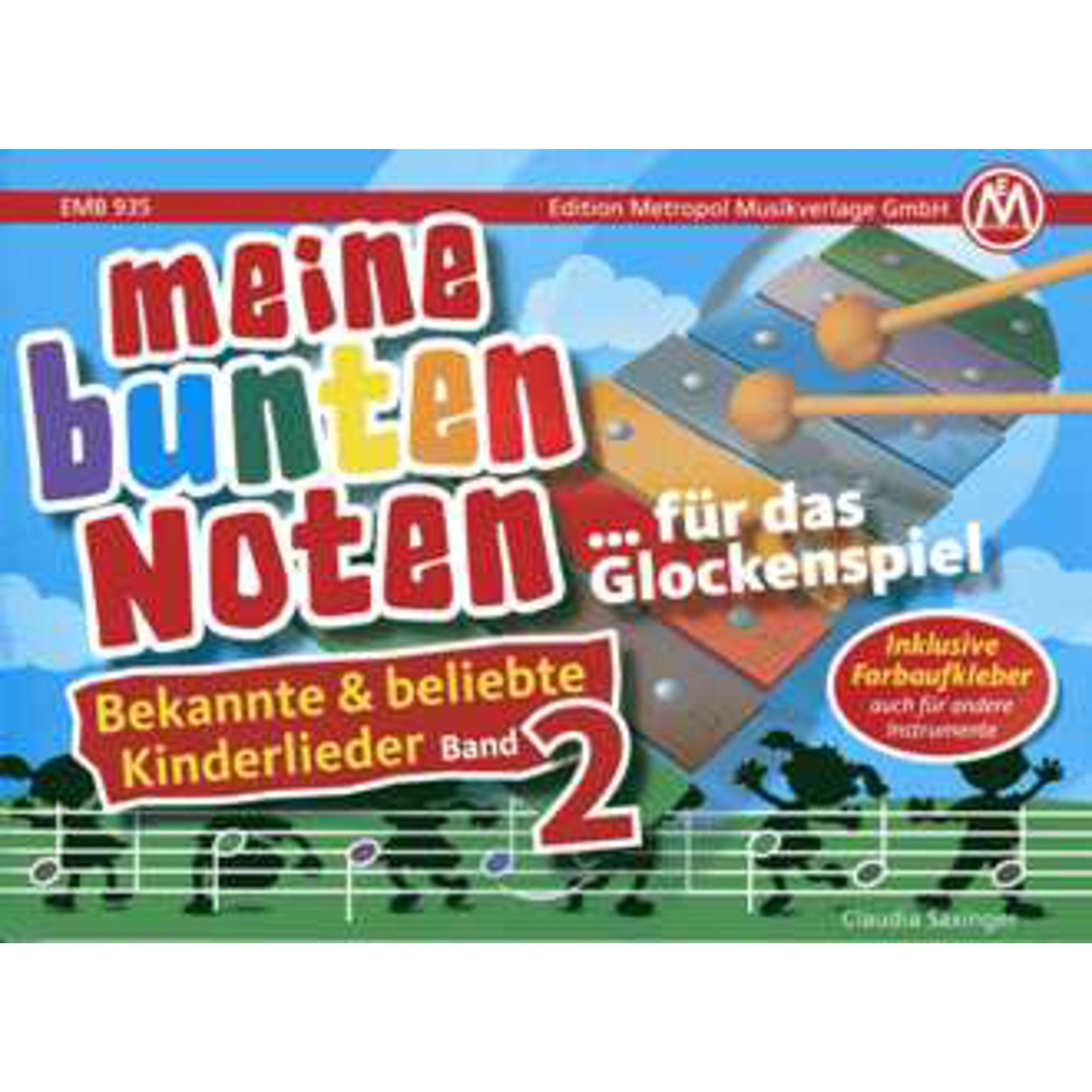 Meine bunten Noten für das Glockenspiel Sheet Music