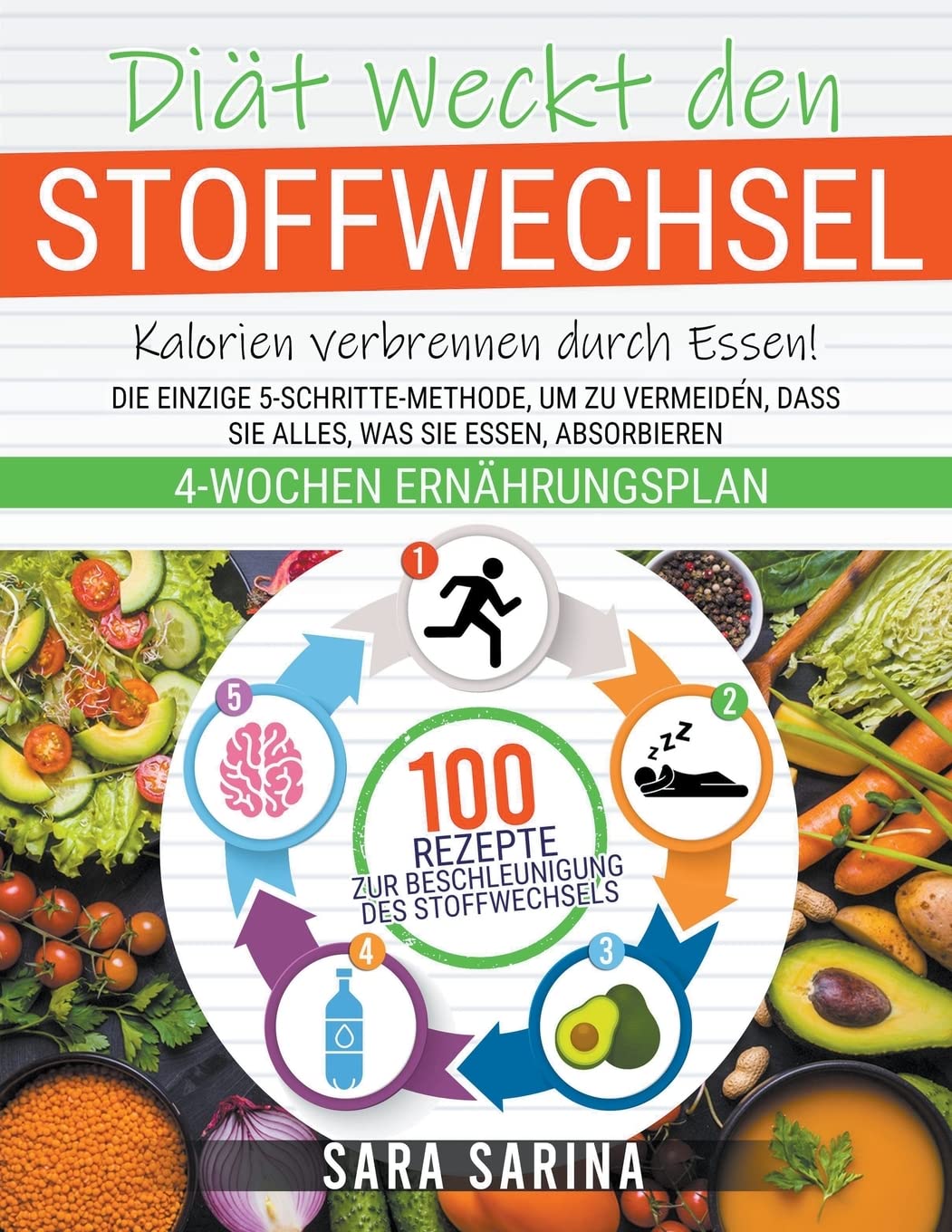 Diät Weckt den Stoffwechsel: Kalorien verbrennen durch Essen! Die einzige 5-Schritte-Methode, um zu vermeiden, dass Sie alles, was Sie essen, absorbieren. 100 Rezepte + 4-Wochen-Ernährungsplan Medicine