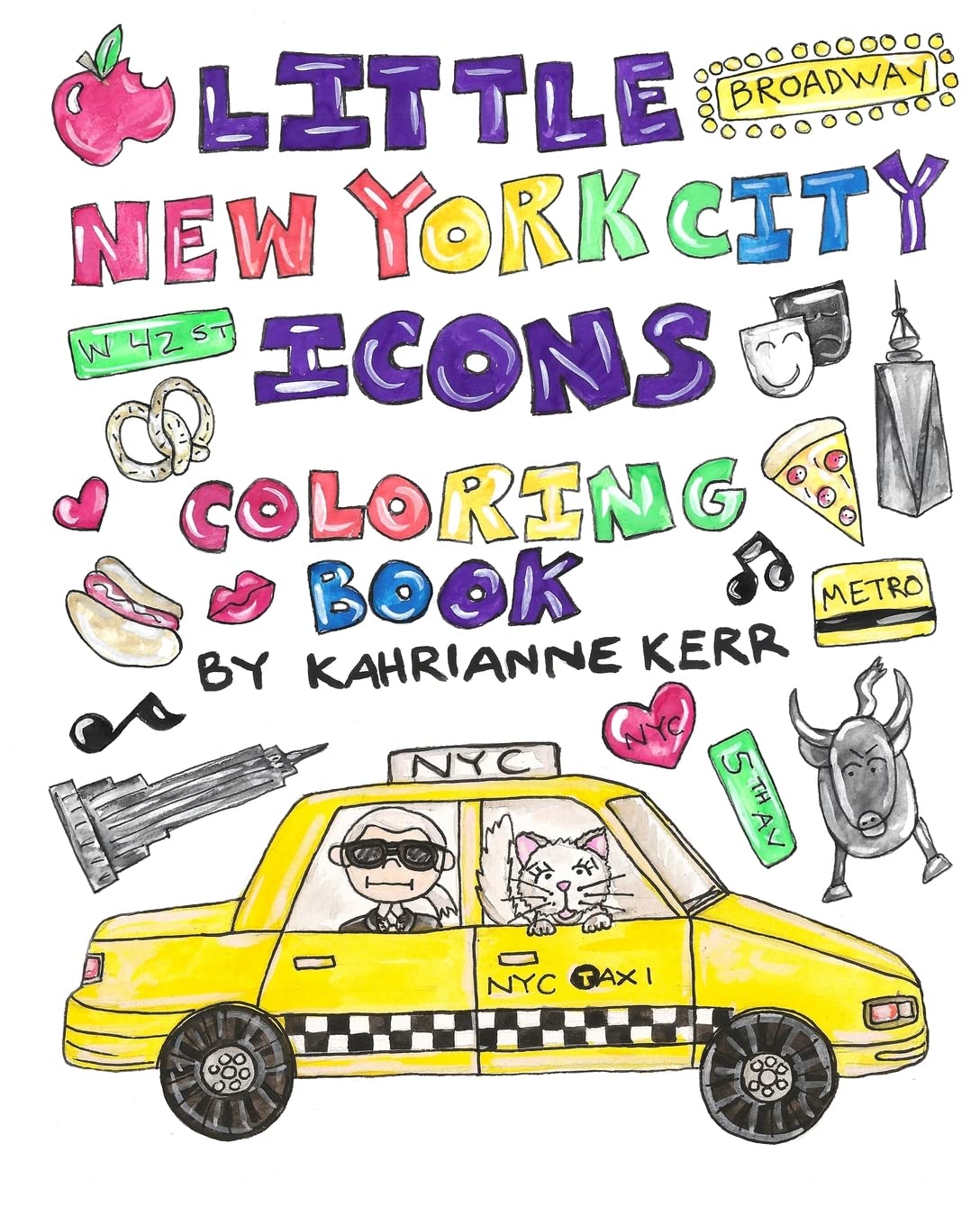 Little New York City Icons Coloring Book book