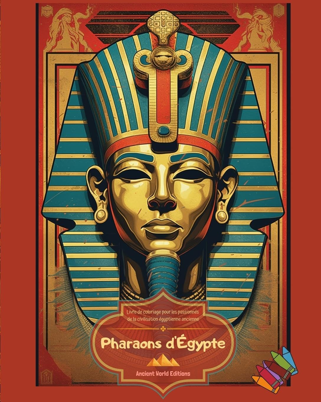 Pharaons d'Égypte - Livre de coloriage pour les passionnés de la civilisation égyptienne ancienne: Des portraits magnifiques pour se détendre et libérer la créativité book