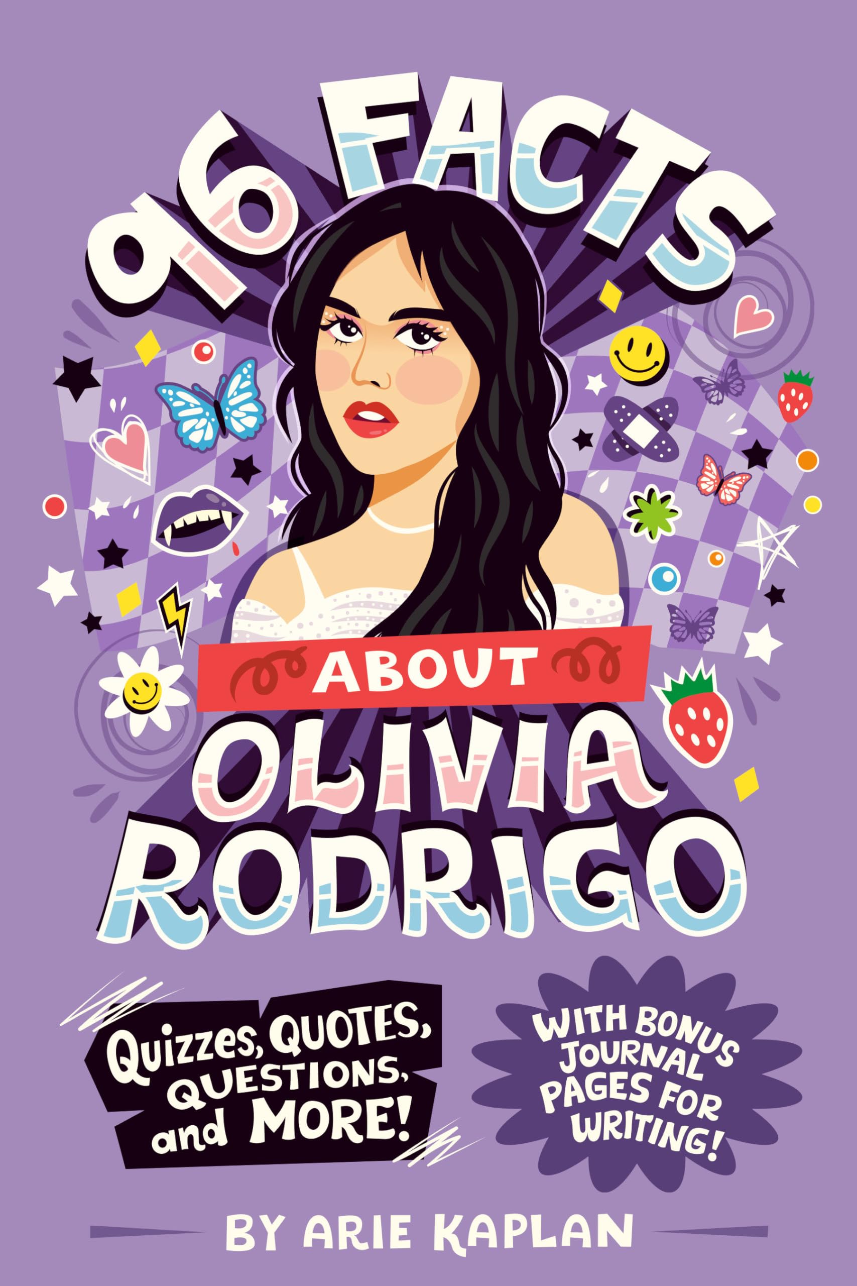 96 Facts About Olivia Rodrigo: Quizzes, Quotes, Questions, and More! With Bonus Journal Pages for Writing! Non-fiction
