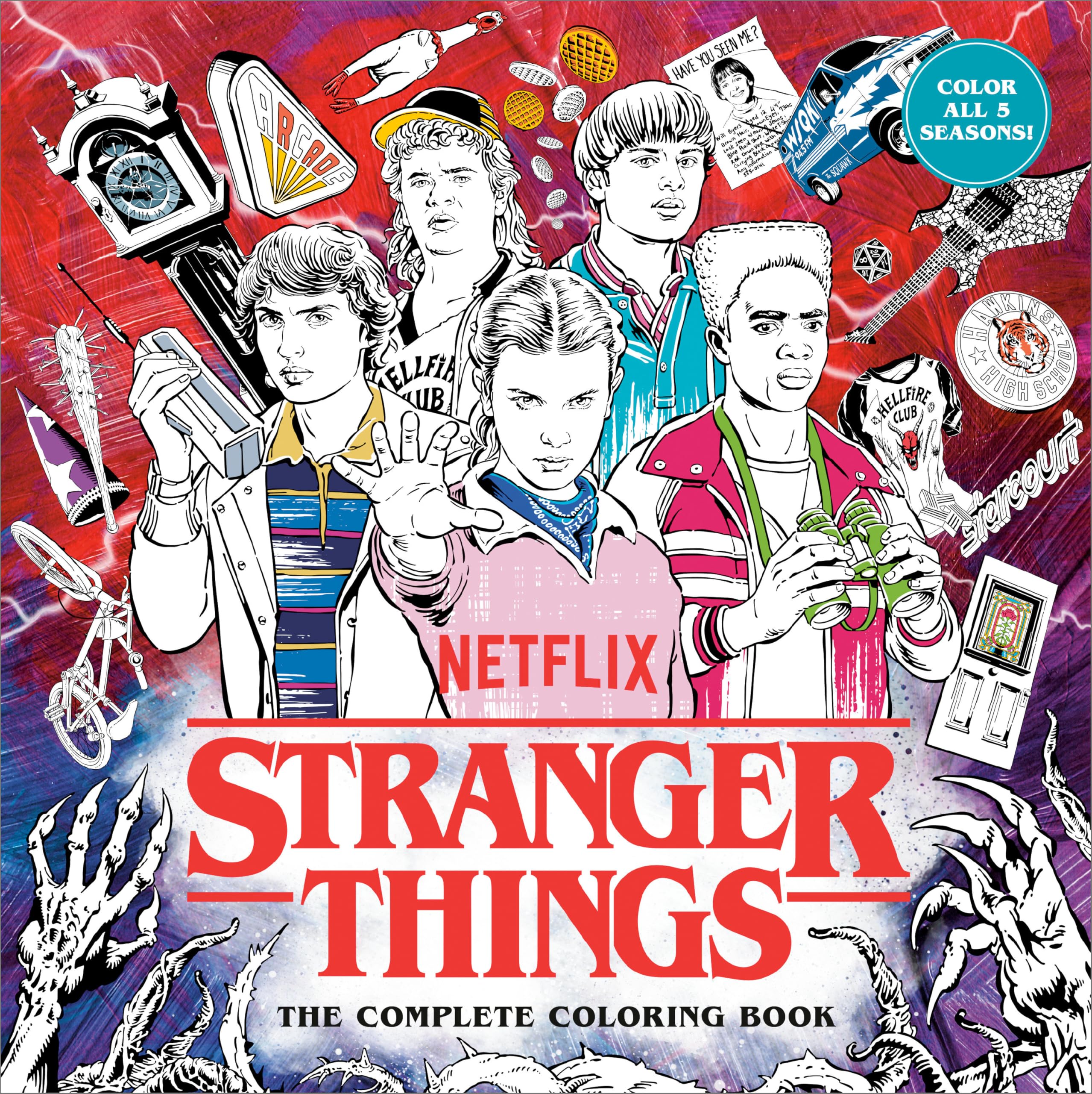 Stranger Things: The Complete Coloring Book (Color All Five Seasons!) Film, Art & Culture