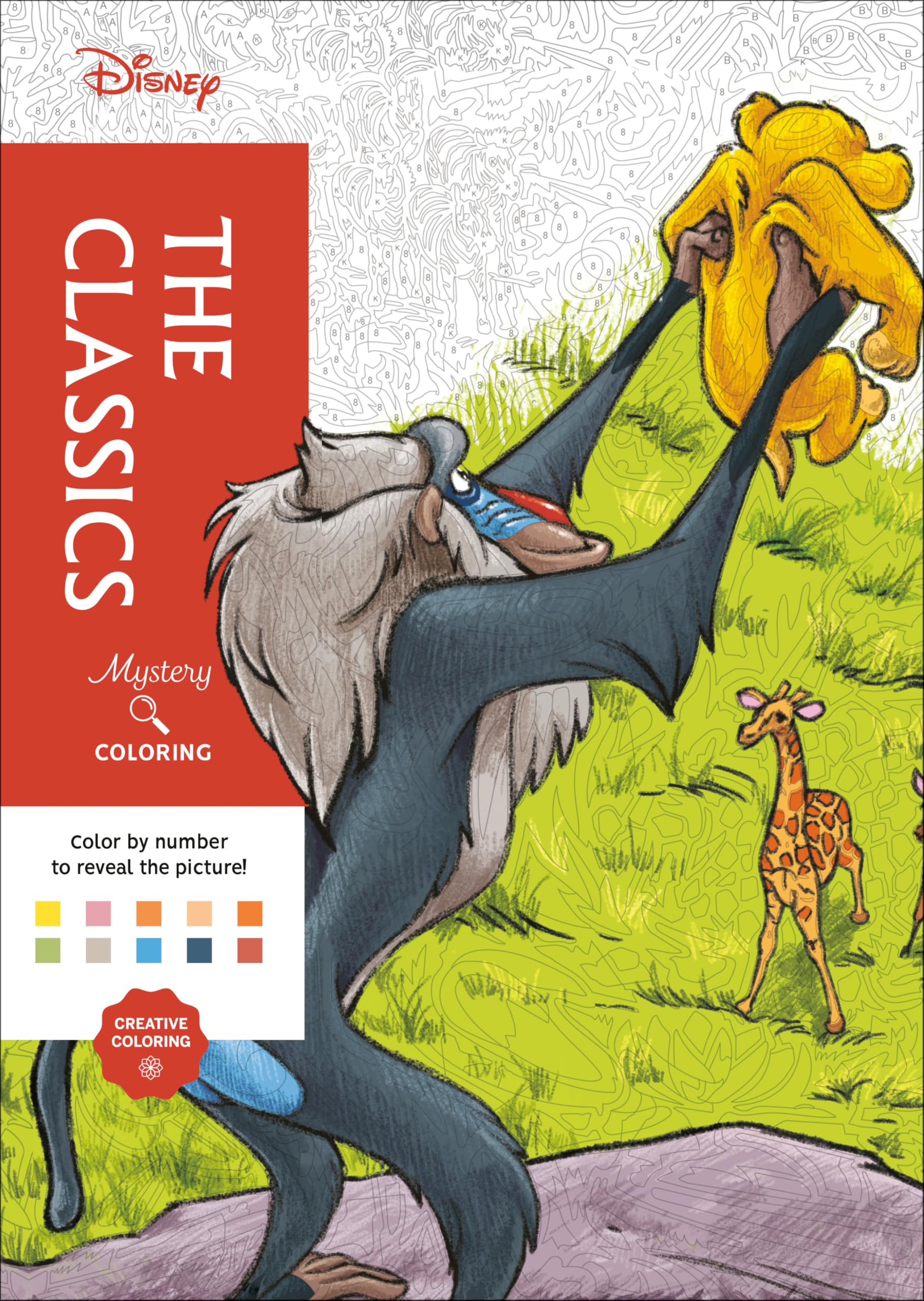 Disney Mystery Coloring: the Classics: A Color by Number Book book