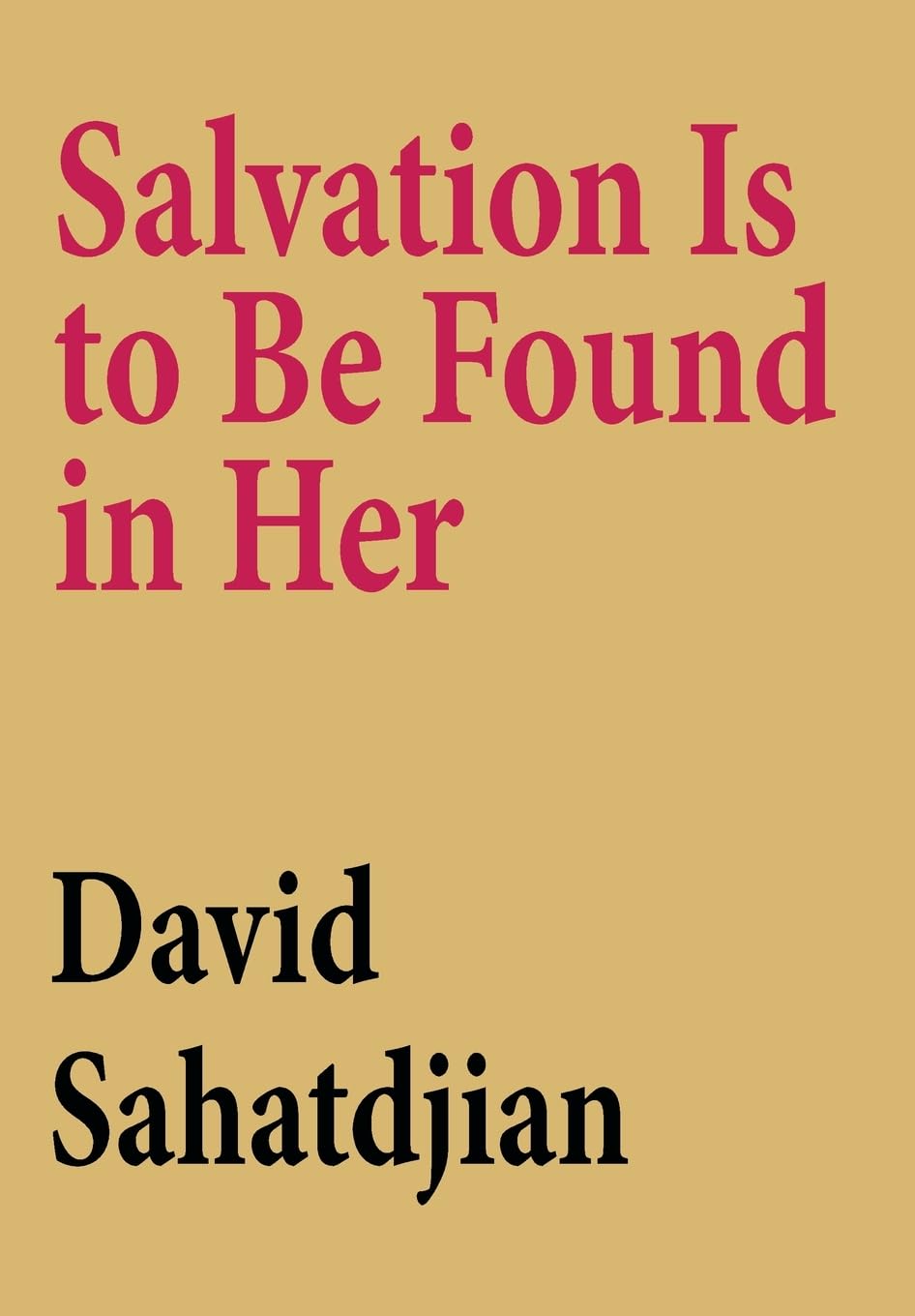 Salvation Is to Be Found in Her book