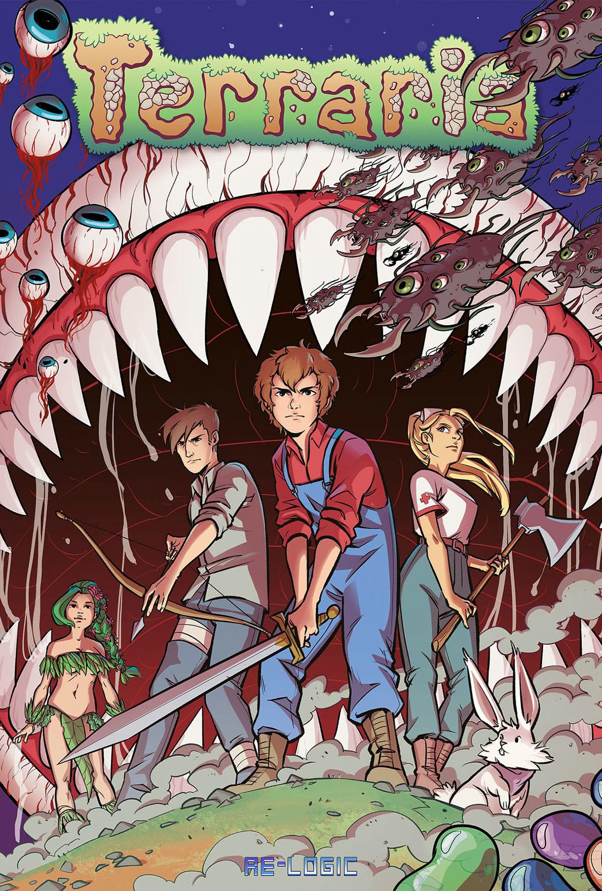 Terraria Volume 1: The Journey Begins (Terraria, 1) Manga