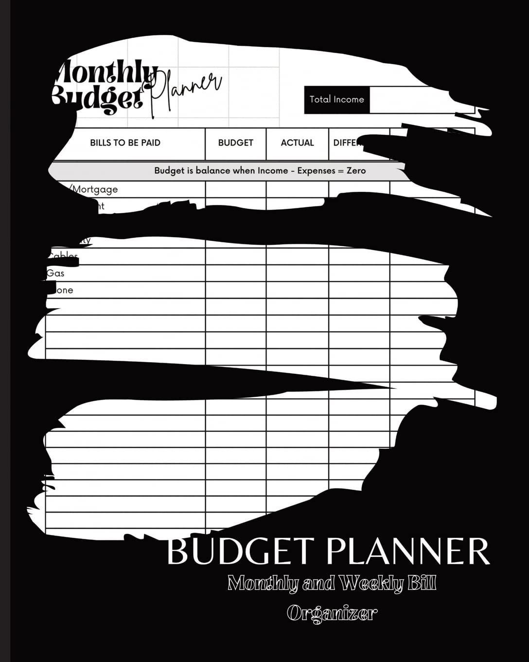 Budget Planner: Twelve Months Financial Organizer, Monthly and Weekly Budget Planner, Bill Payment, Expenses Tracker with Subscription and Debt ... included to get your finances in Order Law