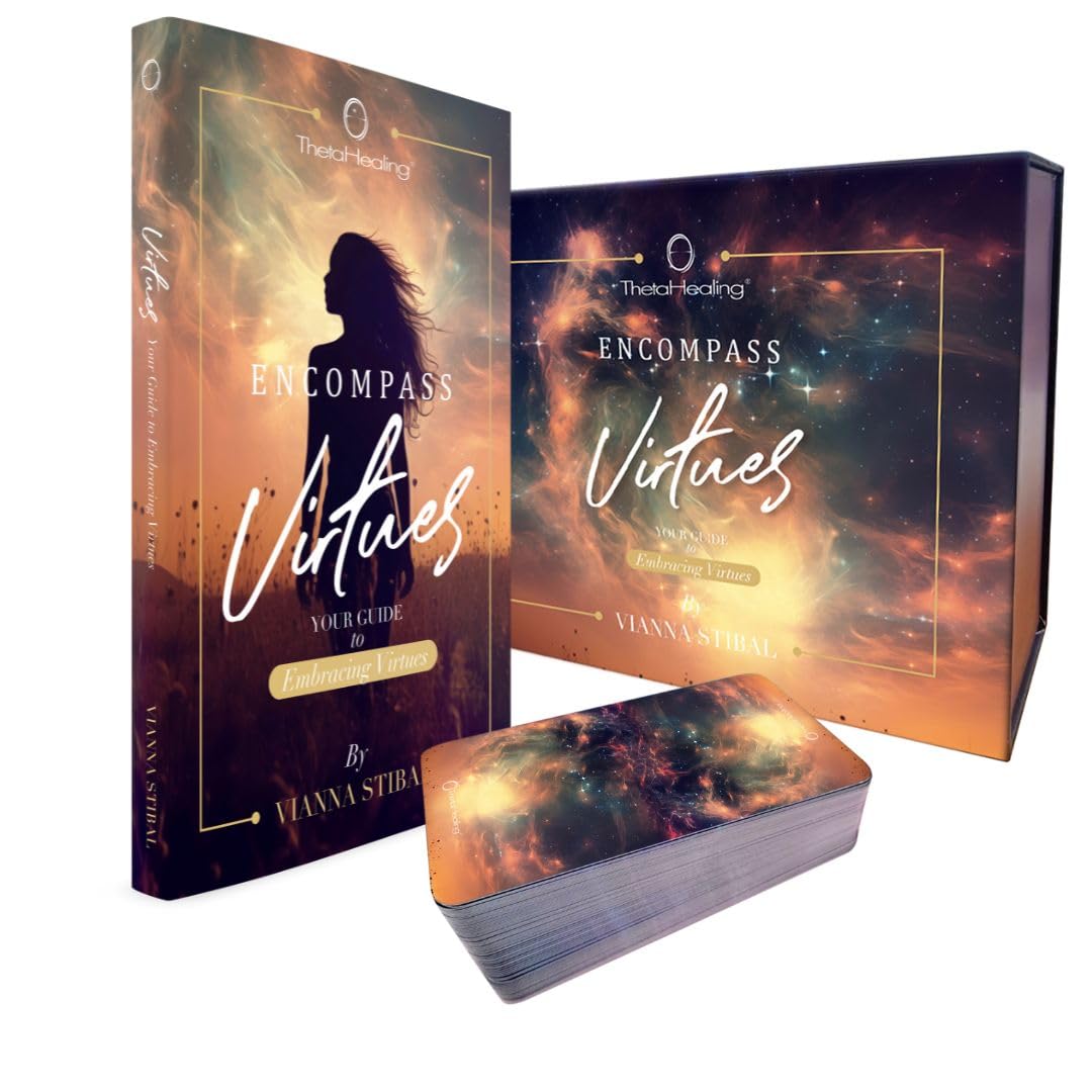 ThetaHealing Virtues Cards with Gold Paper Back Book Business, Finance & Career