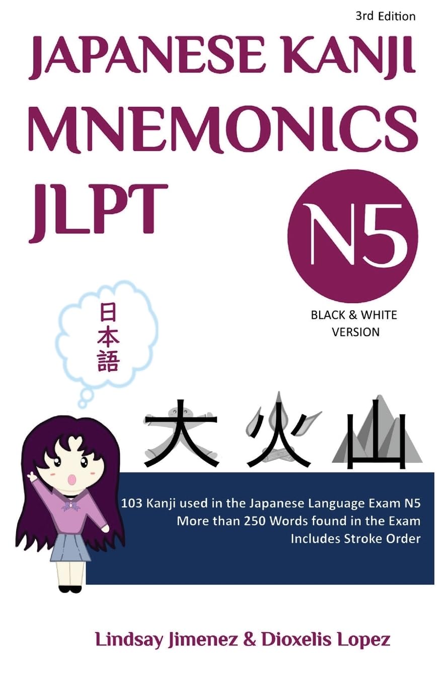 JAPANESE KANJI MNEMONICS JLPT N5 Foreign Languages ​​& Dictionaries