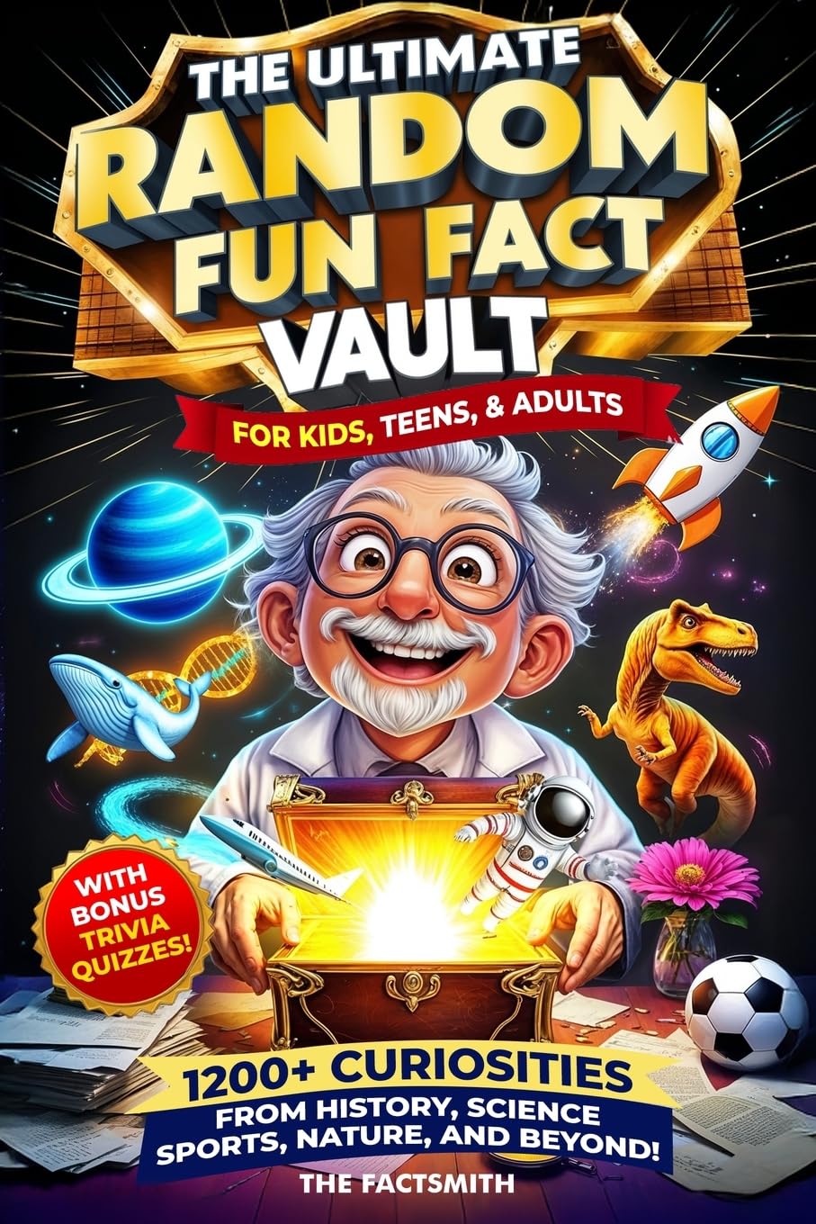 The Ultimate Random Fun Fact Vault: 1200+ Curiosities From History, Science, Sports, Nature, and Beyond! Education