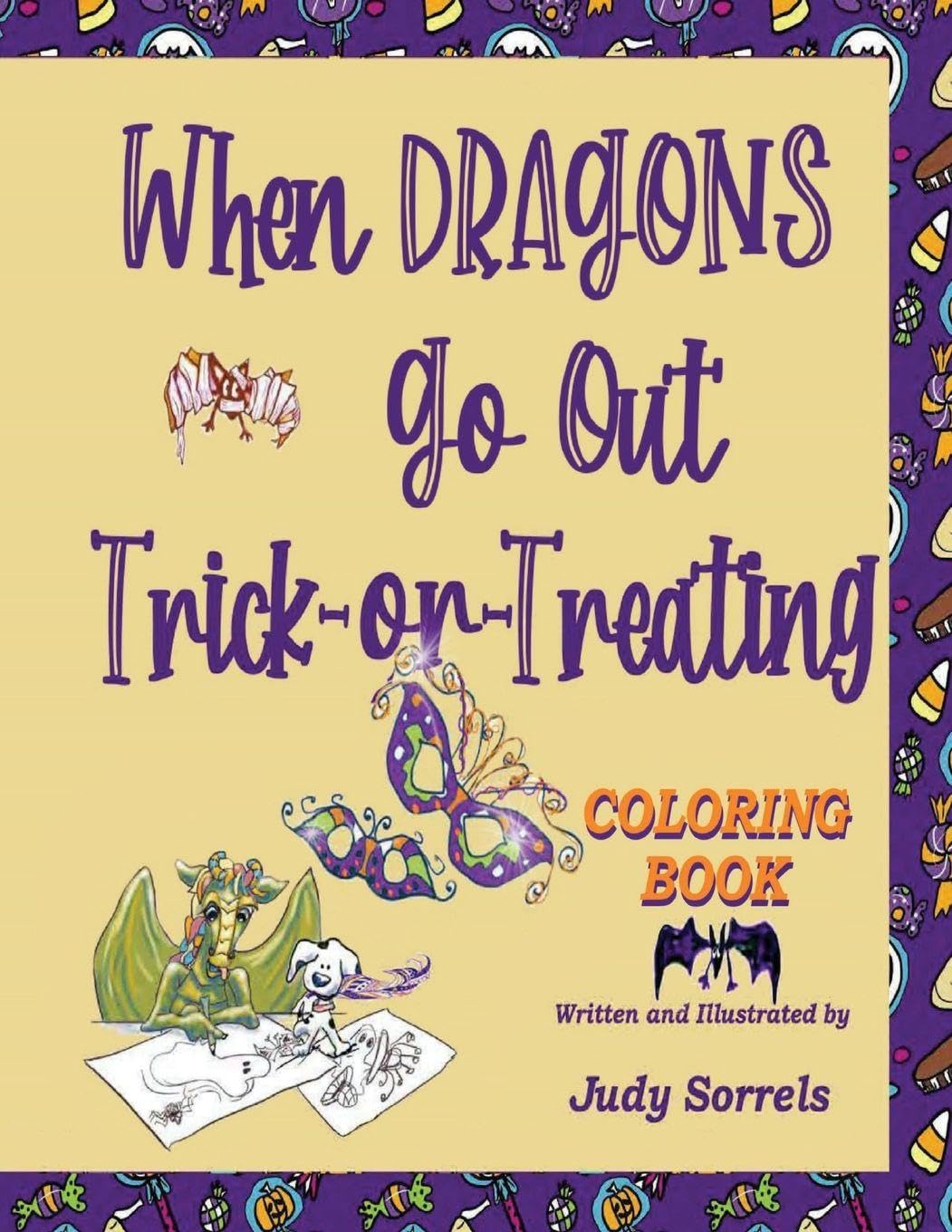 When Dragons Go Out Trick-or-Treating Coloring Book Novels & Short Stories