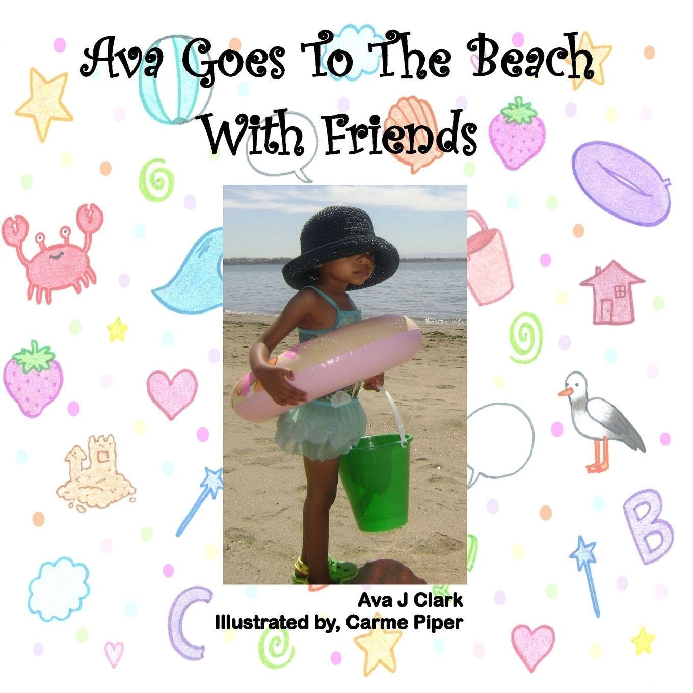 Ava Goes To The Beach with Friends Children's books
