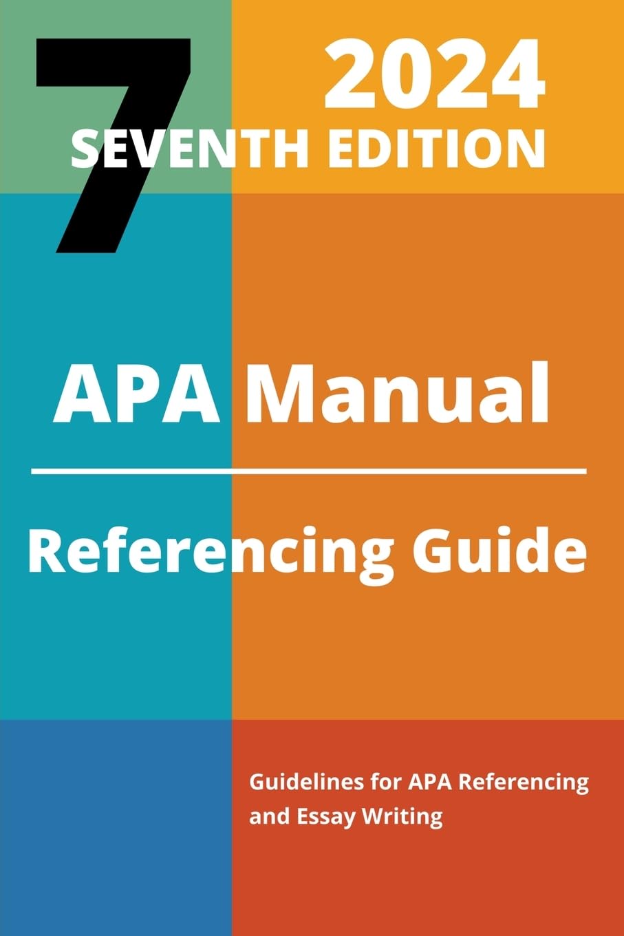 Product Image: APA Manual 7th Edition 2024 Referencing Guide