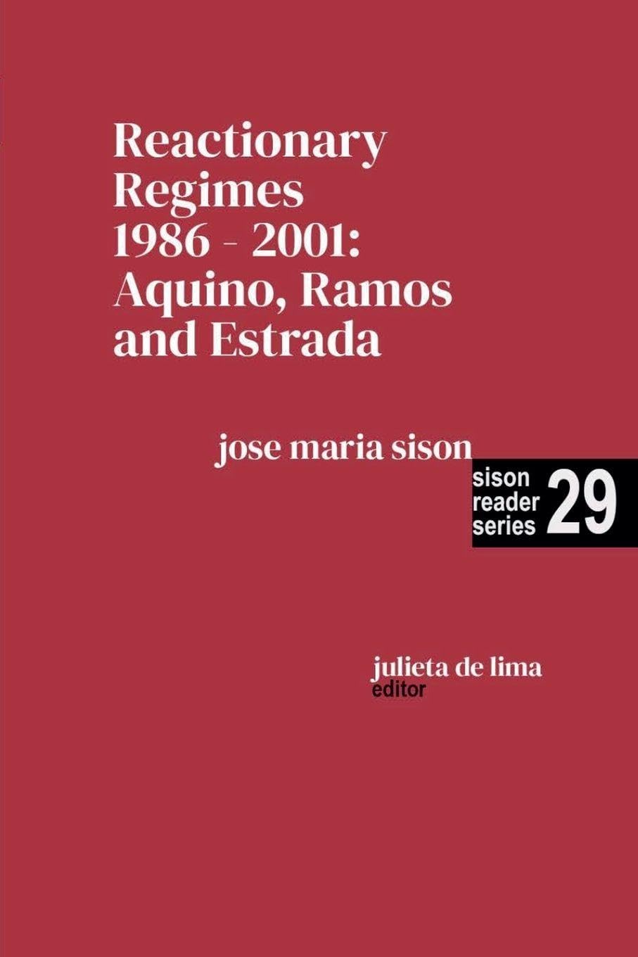 Reactionary Regimes 1986 - 2001 Politics & History