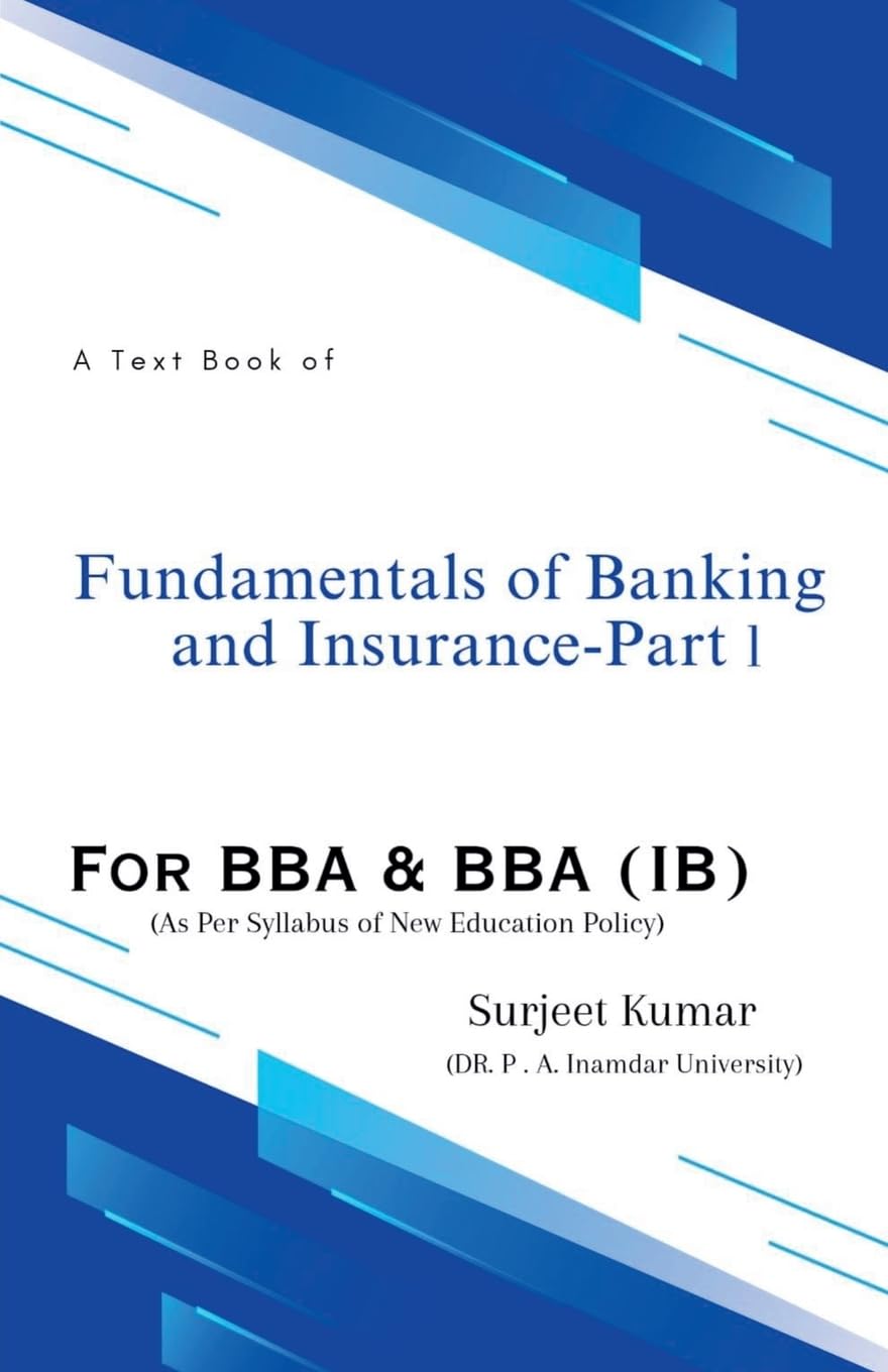Fundamentals of Banking and Insurance - Part I Law