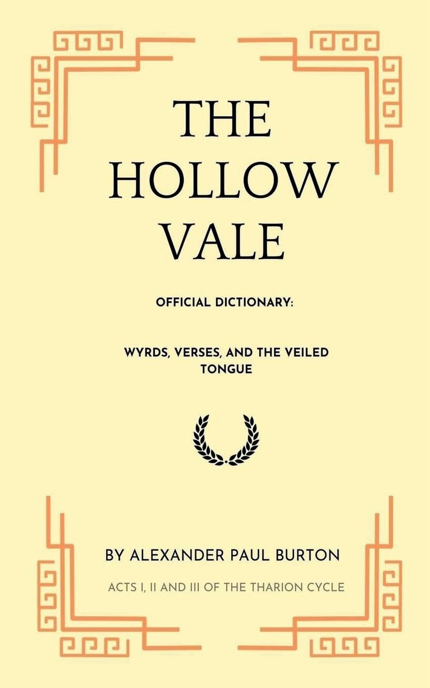 The Hollow Vale Official Dictionary Historical Fiction