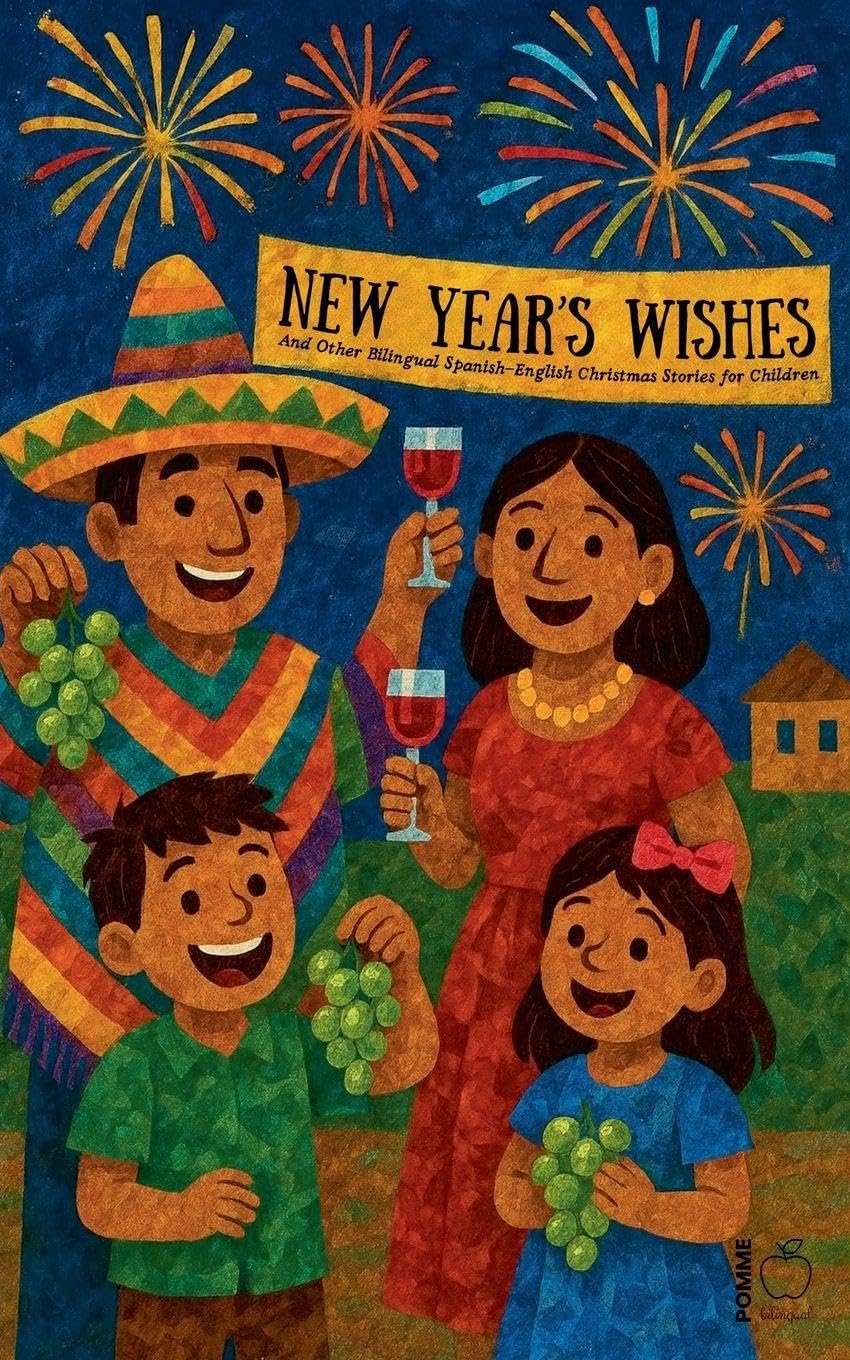 New Year's Wishes And Other Bilingual Spanish-English Christmas Stories for Children Foreign Languages ​​& Dictionaries