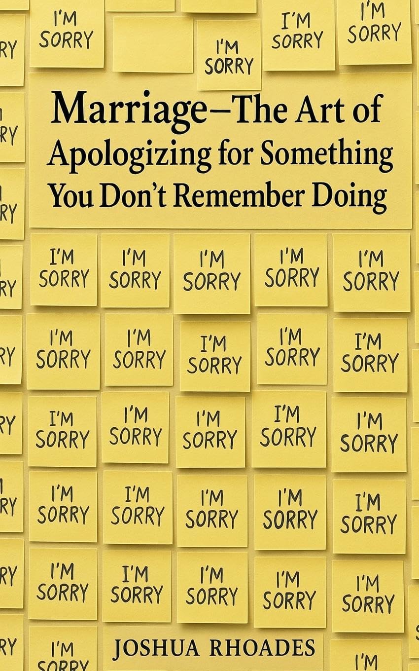 Marriage - The Art of Apologizing for Something You Don't Remember Doing Religion & Esotericism