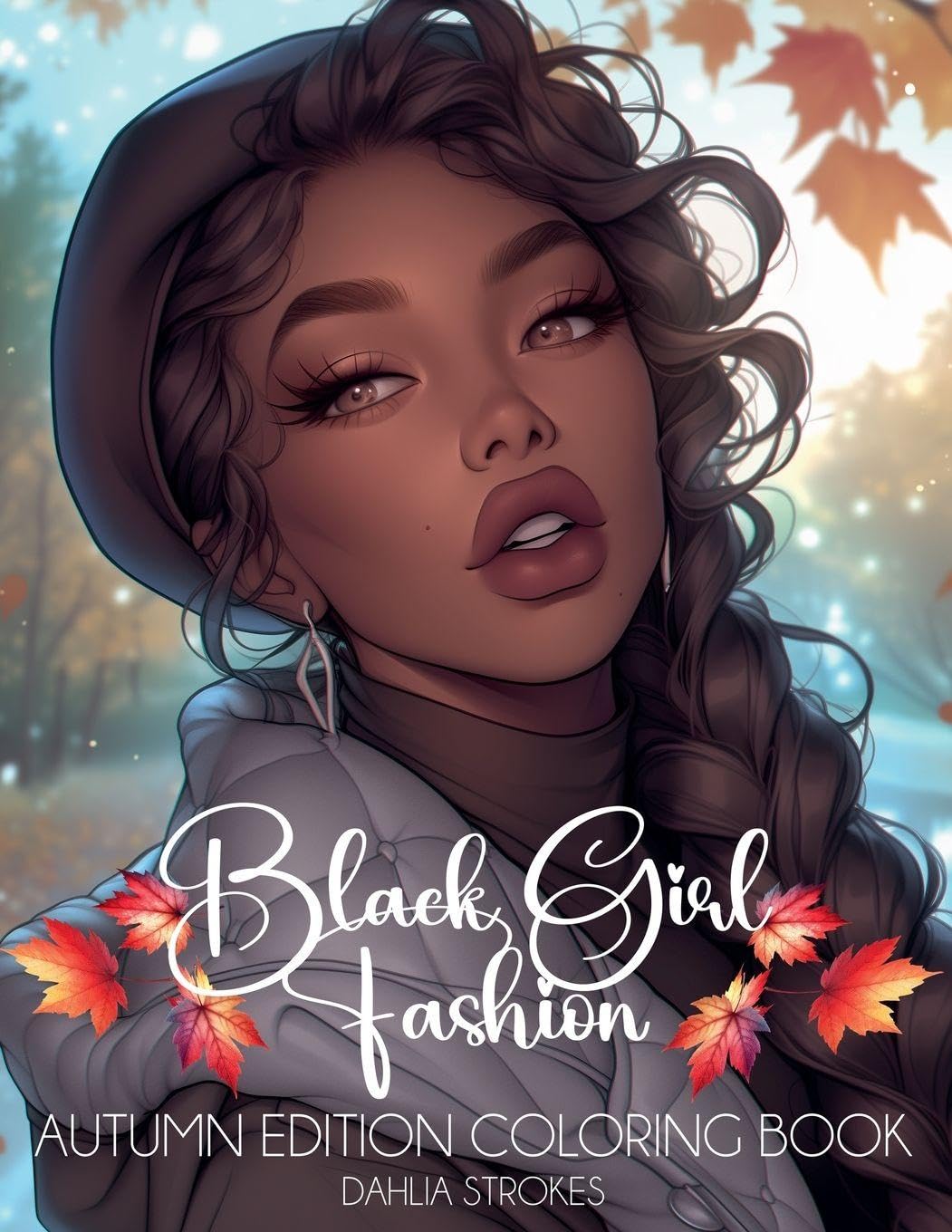 Black Girl Fashion Autumn Edition Coloring Book Hobbies & Crafts