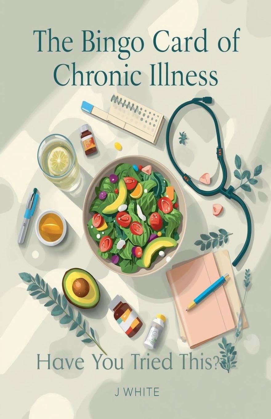 The Bingo Card of Chronic Illness Health, Nutrition & Fitness
