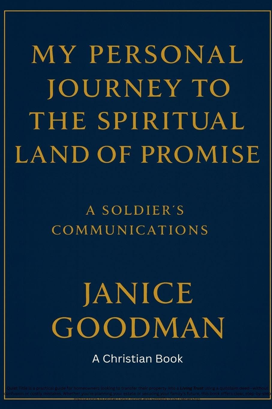 My Personal Journey to the Spiritual Land of Promise Religion & Esotericism