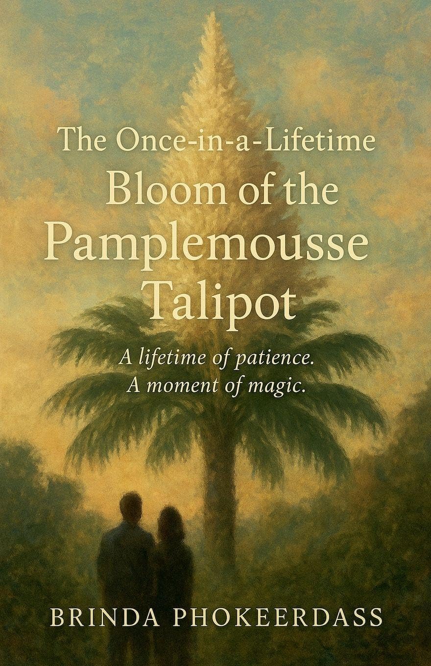 The Once-in-a-Lifetime Bloom of the Pamplemousse Talipot Romance