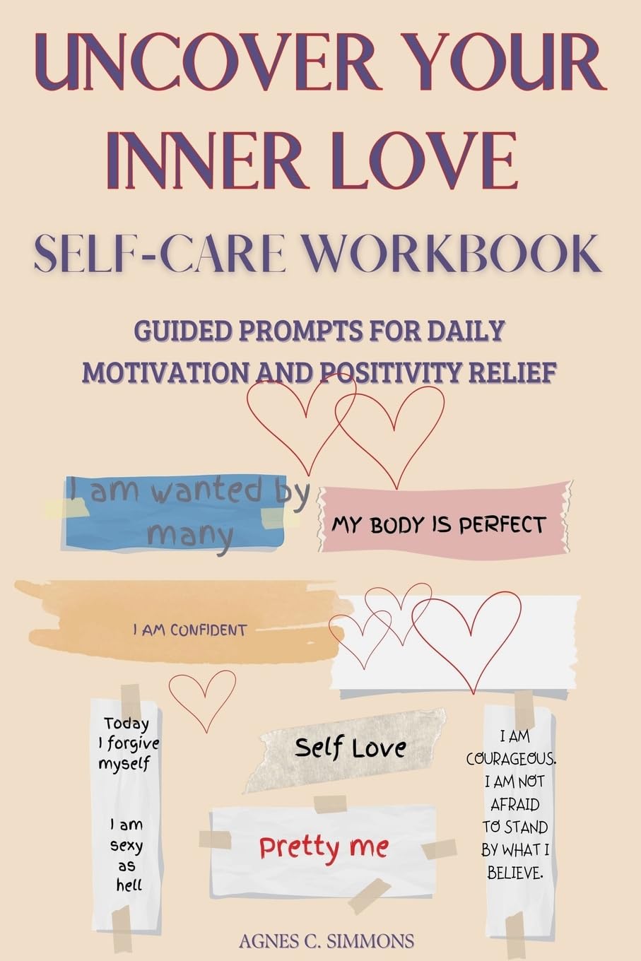 UNCOVER YOUR INNER LOVE Self-Care workbook Psychology
