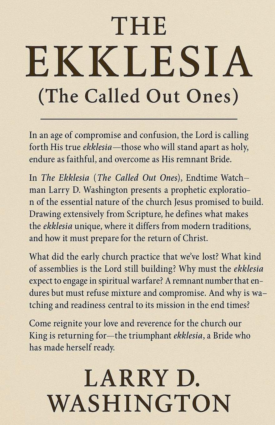 The Ekklesia (The Called-Out Ones) Religion & Esotericism