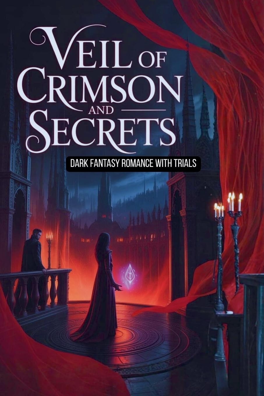 Veil of Crimson and Secrets - Dark Fantasy Romance with Trials Contemporary literature
