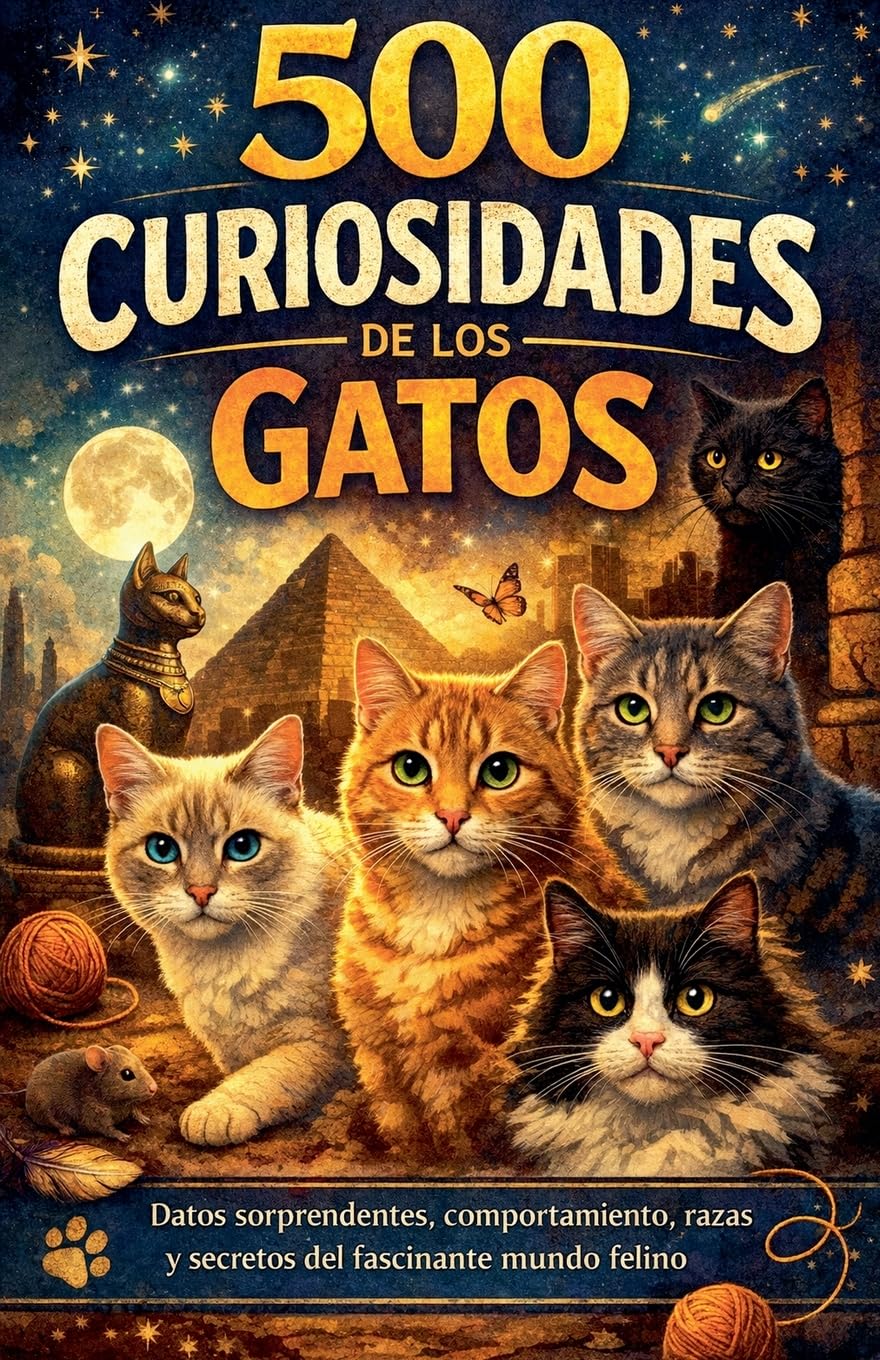 500 Curiosidades de los Gatos Non-fiction