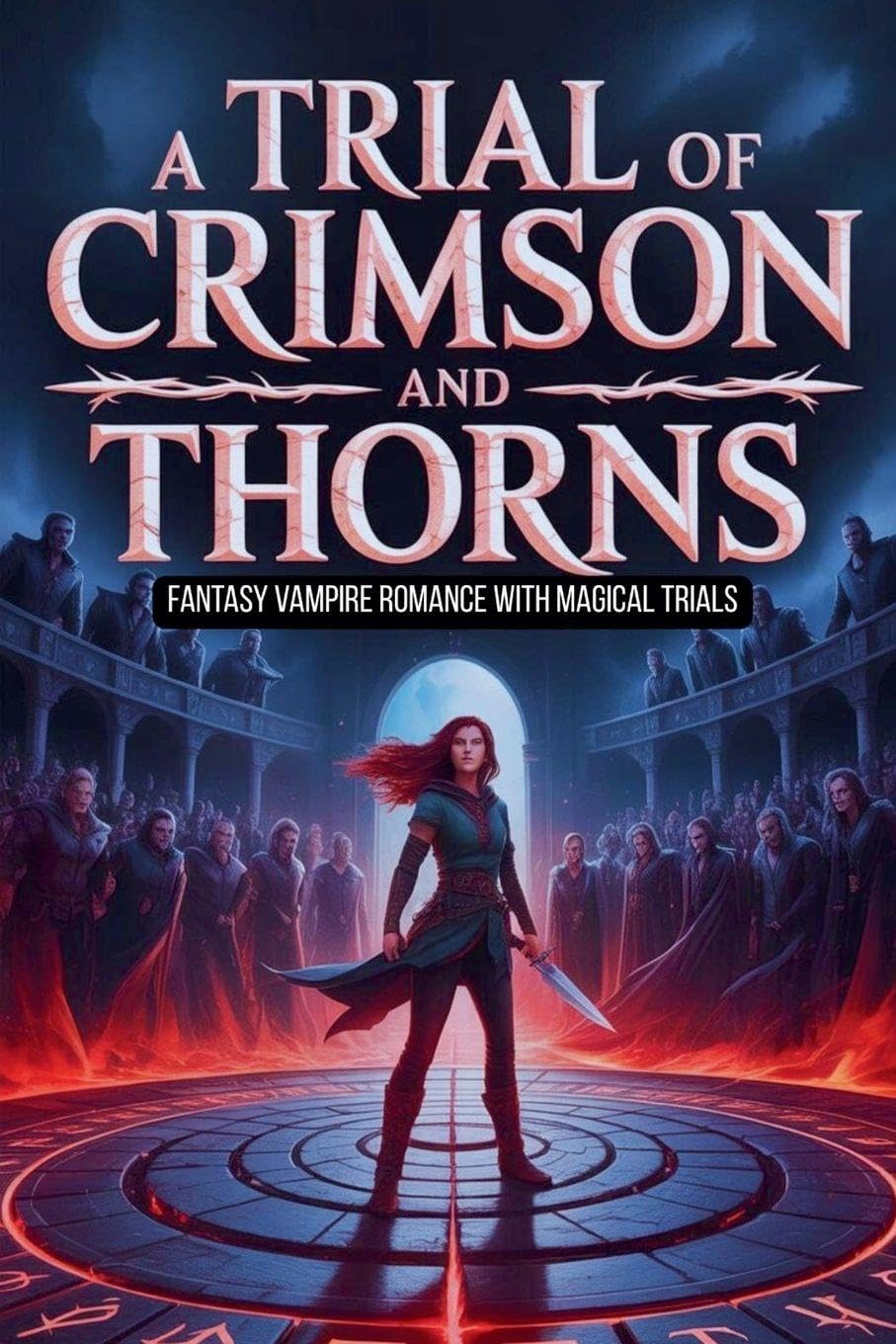 A Trial of Crimson and Thorns - Fantasy Vampire Romance with Magical Trials Historical Fiction