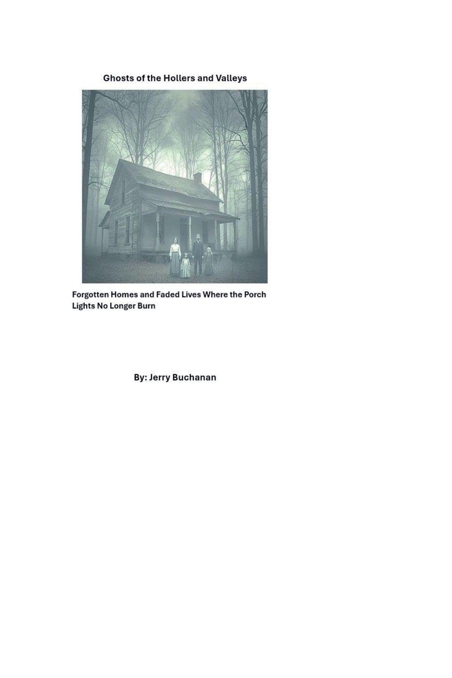 Ghosts of the Hollers and Valleys Arts & Music