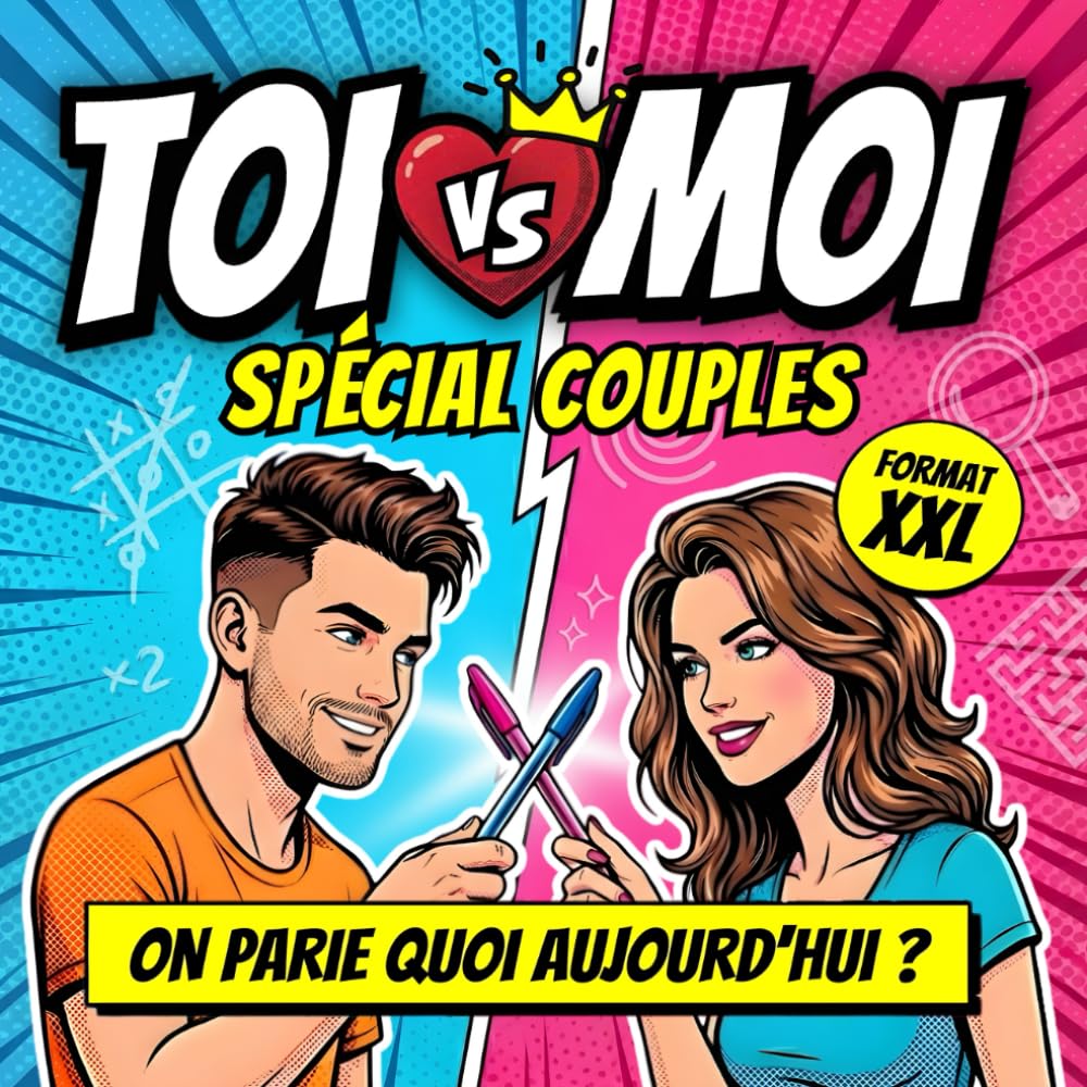 TOI vs MOI spécial COUPLES: Le Livre de Jeux et Défis à Remplir en Amoureux - Quiz, Gages et Duels pour Pimenter le Quotidien - Idée Cadeau Saint Valentin, Anniversaire et Mariage book