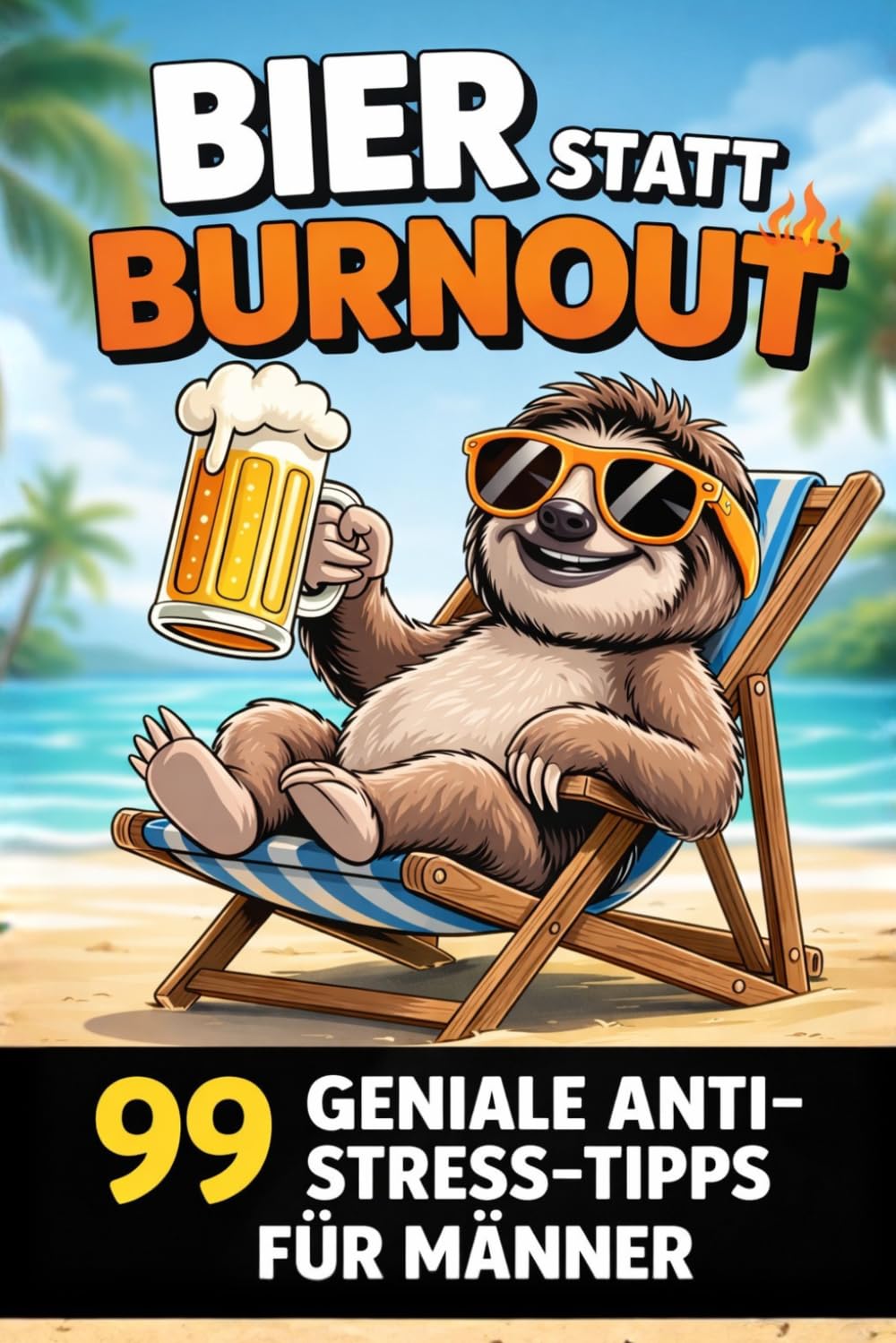Bier statt Burnout: 99 geniale Anti-Stress Tipps für Männer Humour & Satire