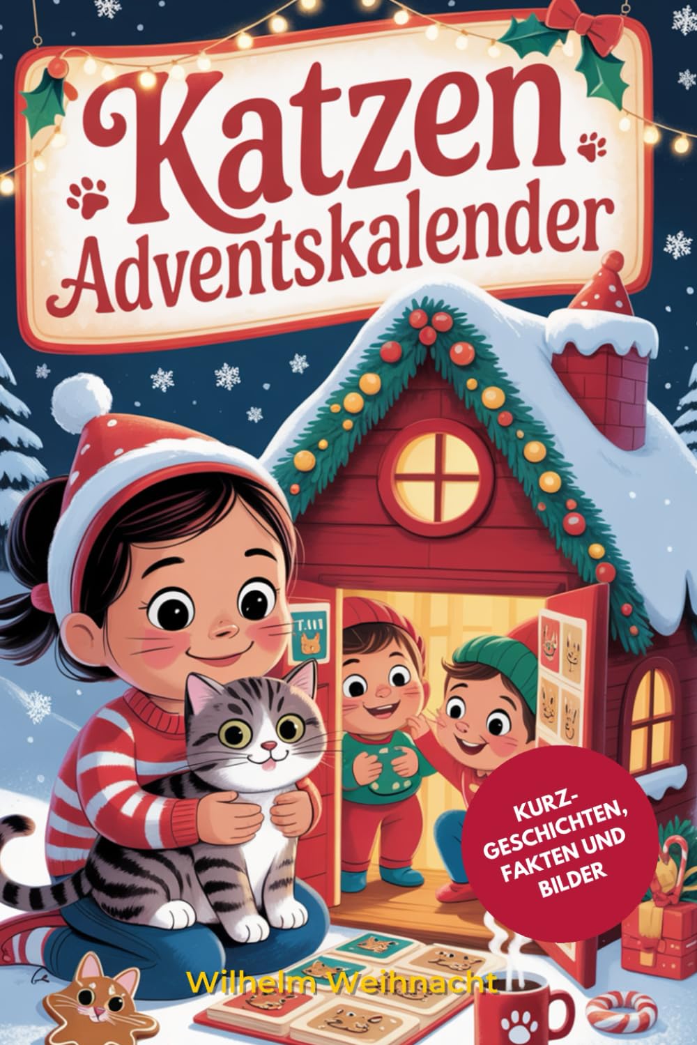 Katzen Adventskalender: 24 Faszinierende Kurzgeschichten über Lenas Wunsch nach einer Katze, mit Wahren Katzenfaktent aus aller Welt und Lebendigen ... für die Weihnachtszeit, Kinderadventskalender Lifestyle