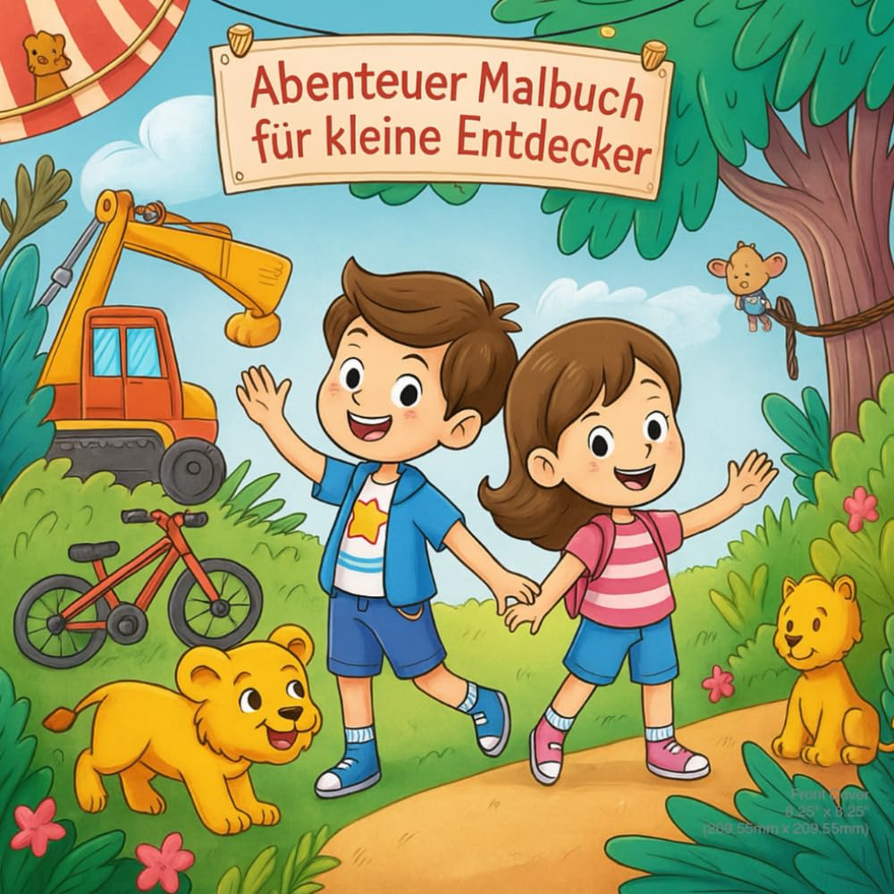 Abenteuer Malbuch für kleine Entdecker: 50 Abenteuerliche und faszinierende Ausmalbilder Non-fiction