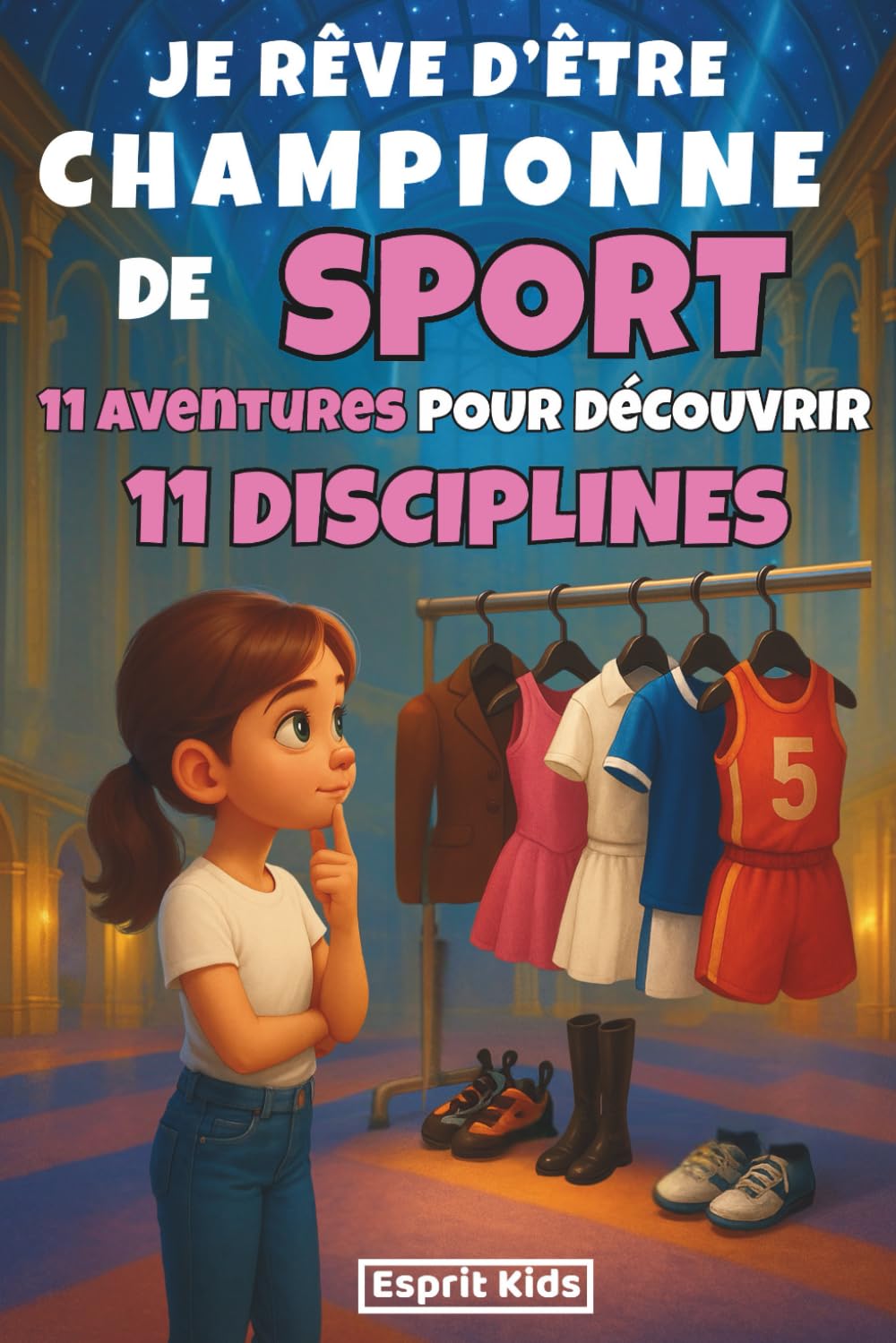 Je rêve d'être une championne - Quel sport choisir ?: Livre sport enfants - Histoire inspirante d'une fille qui teste 11 sports : basket, équitation, ... foot.. -Littérature jeunesse- book