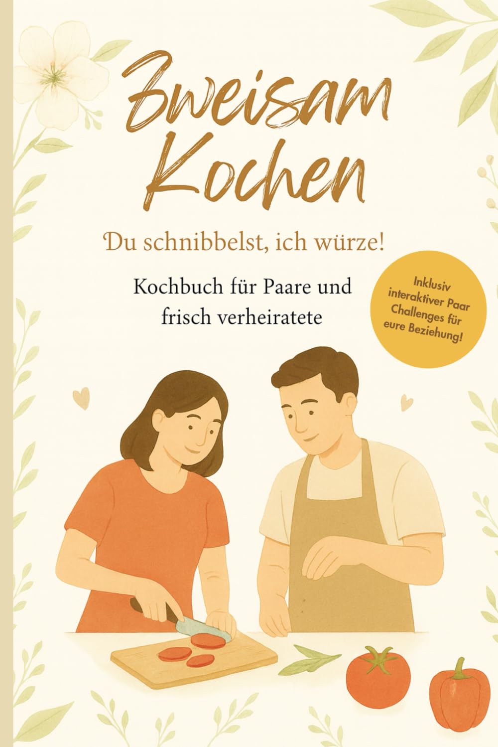 Zweisam Kochen - Du schnibbelst, ich würze! Kochbuch für Paare und frisch verheiratete: Gemeinsames Kochen für Zwei | Perfektes Geschenk für Paare, Hochzeit, Verlobung & Brautpaare Partnership & Love