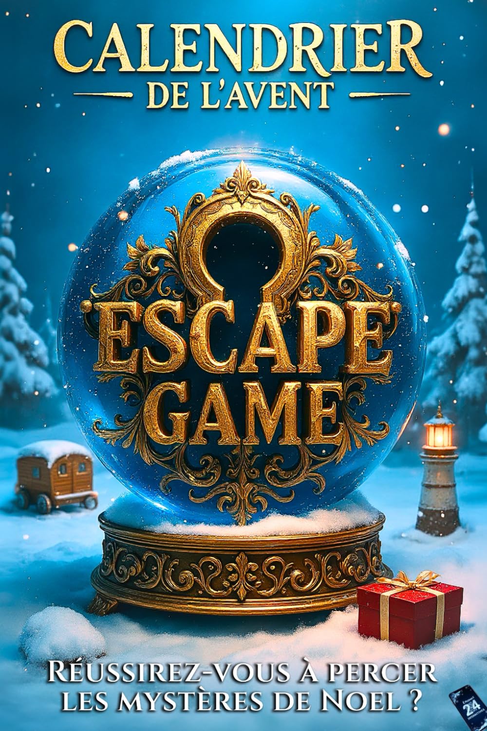 Calendrier de l’Avent Escape Game 2.0 pour Adultes: 24 énigmes, jeux et puzzles à résoudre avant Noël. Roman d’aventure interactif (Livre + Application) Leisure & Fun
