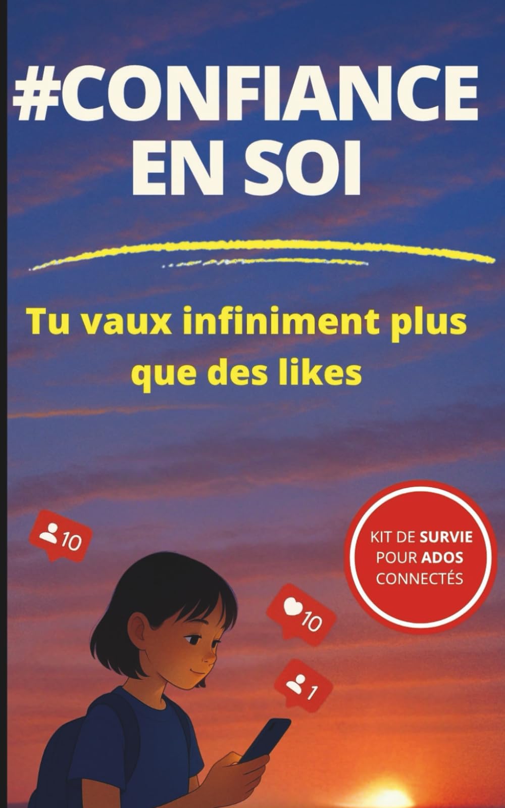# Confiance en soi: Tu vaux infiniment plus que des likes – Guide bienveillant pour ados à l’ère des réseaux sociaux book