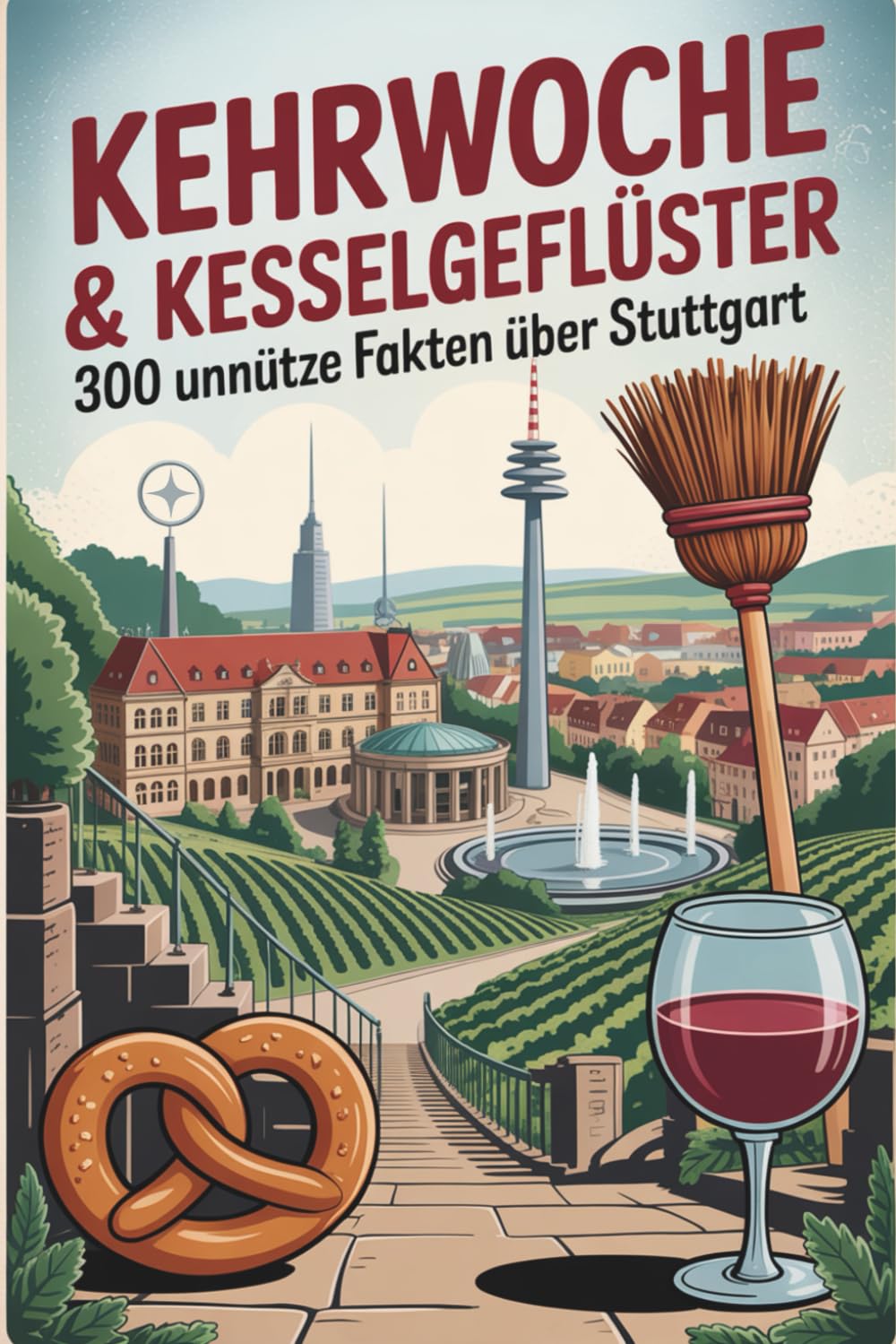 Kehrwoche & Kesselgeflüster | 300 unnütze Fakten über Stuttgart | unnützes Wissen | lustiges Geschenk Humour & Satire