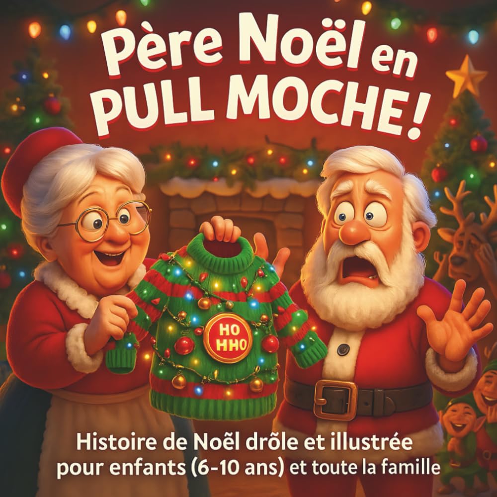 Père Noël en Pull Moche !: Histoire de Noël drôle et illustrée pour enfants (6–10 ans) et toute la famille - Livre drôle de Noël pour enfants : le cadeau idéal pour rigoler en famille book