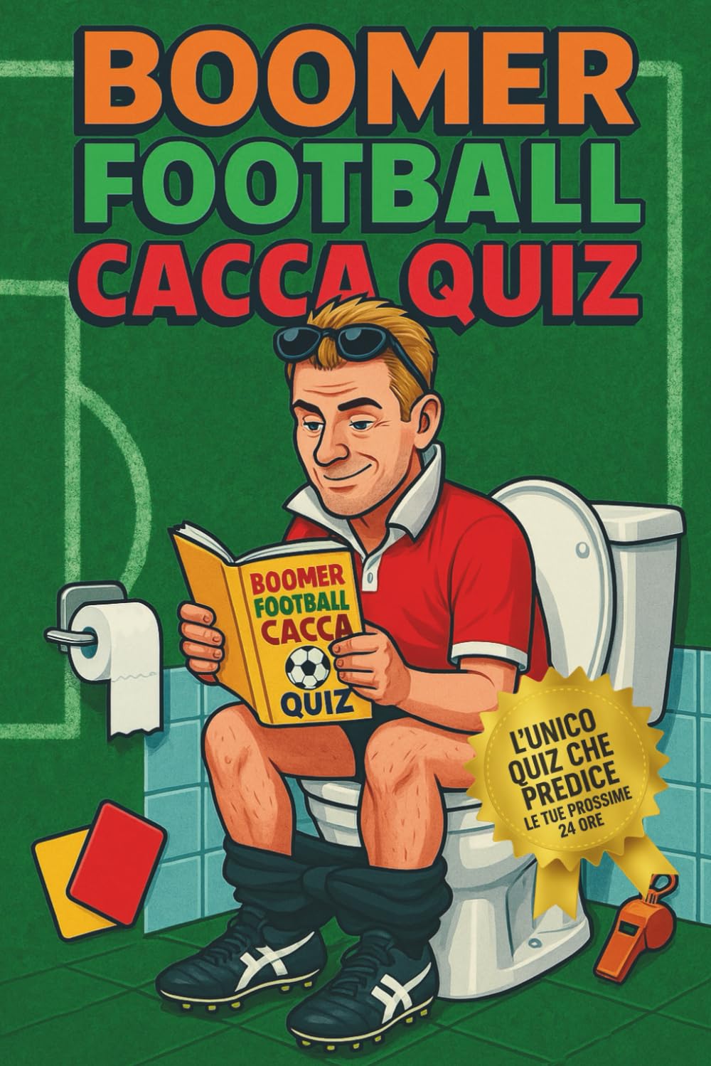 Boomer Football Cacca-Quiz: Il libro-quiz che riporta in vita il calcio anni ’90, una seduta alla volta… e rivela cosa ti aspetta nelle prossime 24 ore. book
