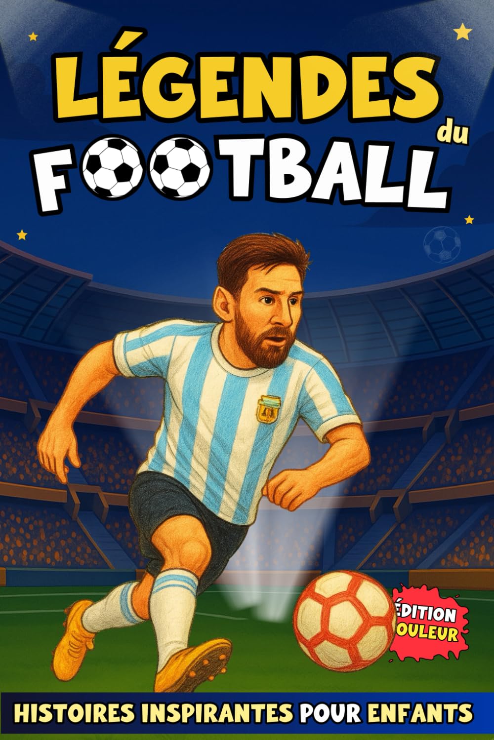 Légendes Du Football: Histoire des Plus Grandes Stars du Foot | Faits Extraordinaires pour Enfants | Leçons pour Développer la Confiance en Soi | Découvertes Amusantes | 3 Bonus | Édition COULEUR. book