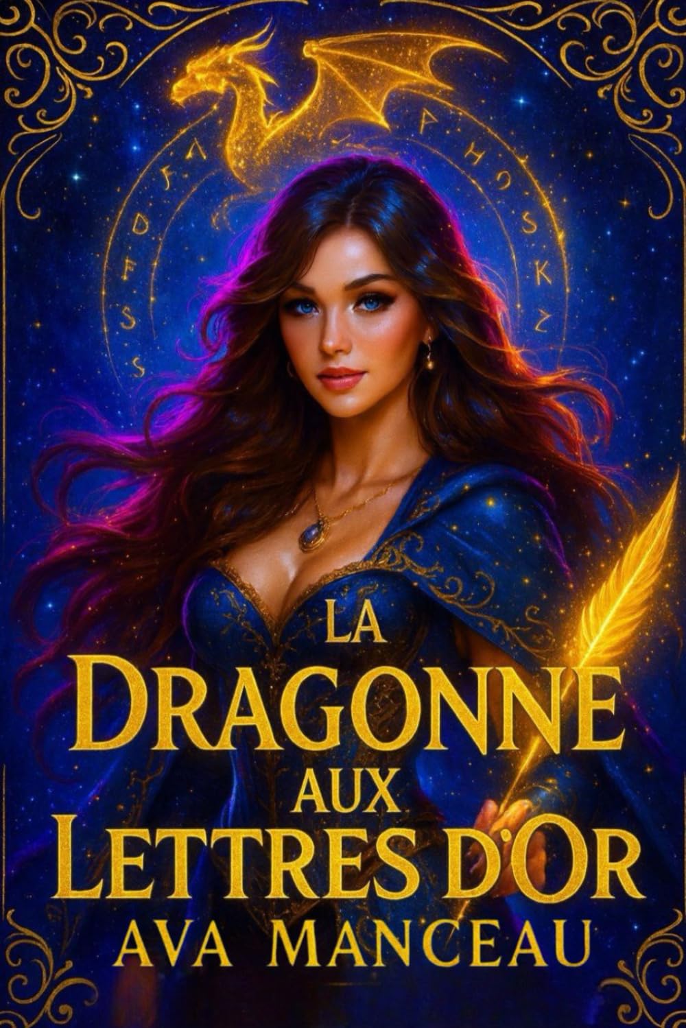 La Dragonne aux Lettres d'Or: Un one shot Dragons & Faes : Enemies-to-allies-to-lovers book