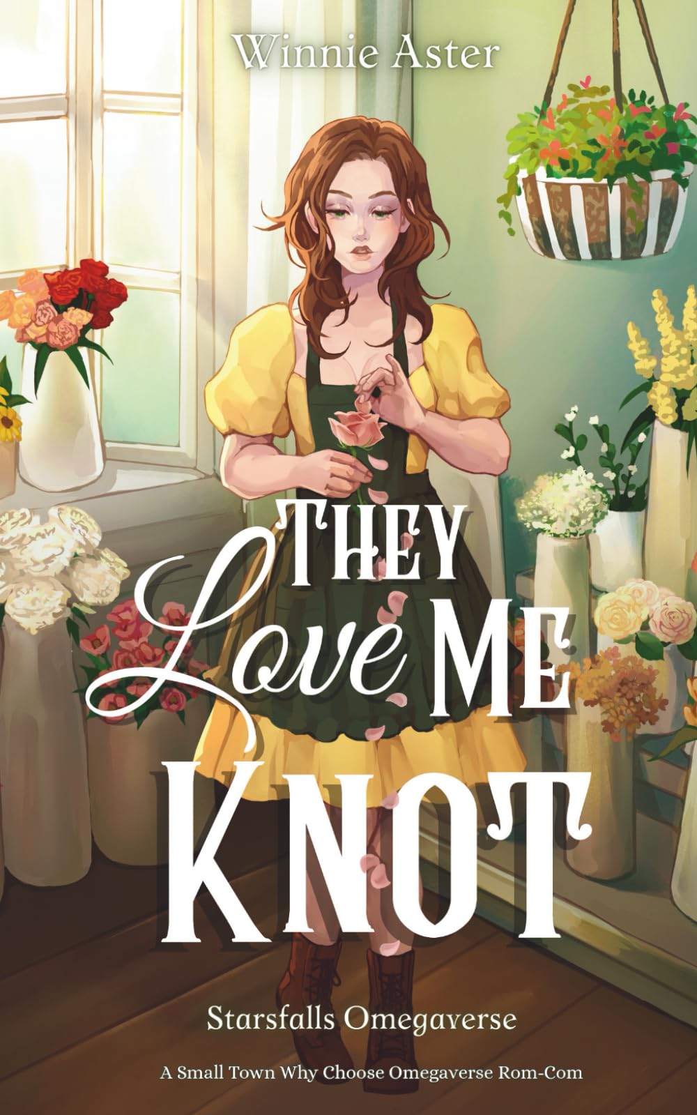 They Love Me Knot: A Small Town Why Choose Omegaverse Rom-Com (Starsfalls Omegaverse, Band 2) Contemporary Romance