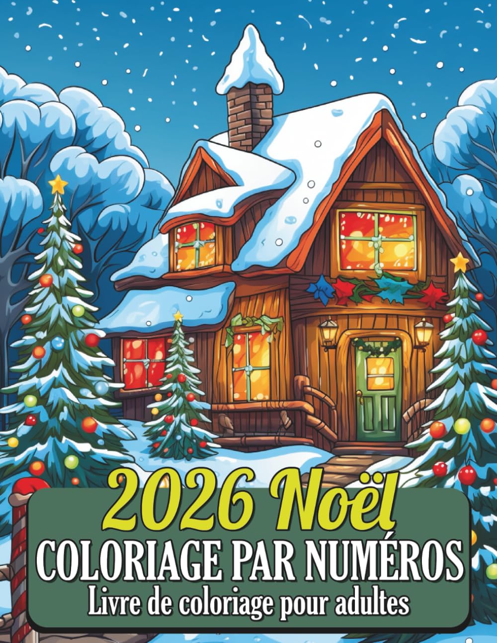 Coloriage de Noël par numéros Livre de coloriage pour adultes: Coloriage magique de Noël par numéros pour adultes | Dessins festifs et relaxants pour se détendre pendant les fêtes book