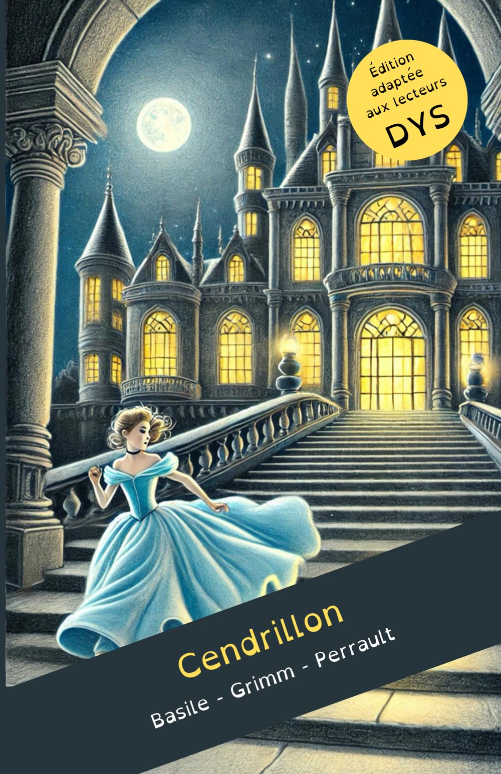 Cendrillon - Giambatista Basile / Les Frères Grimm / Charles Perrault - Dyslexie: Edition adaptée pour les lecteurs dyslexiques Fairy Tales & Legends