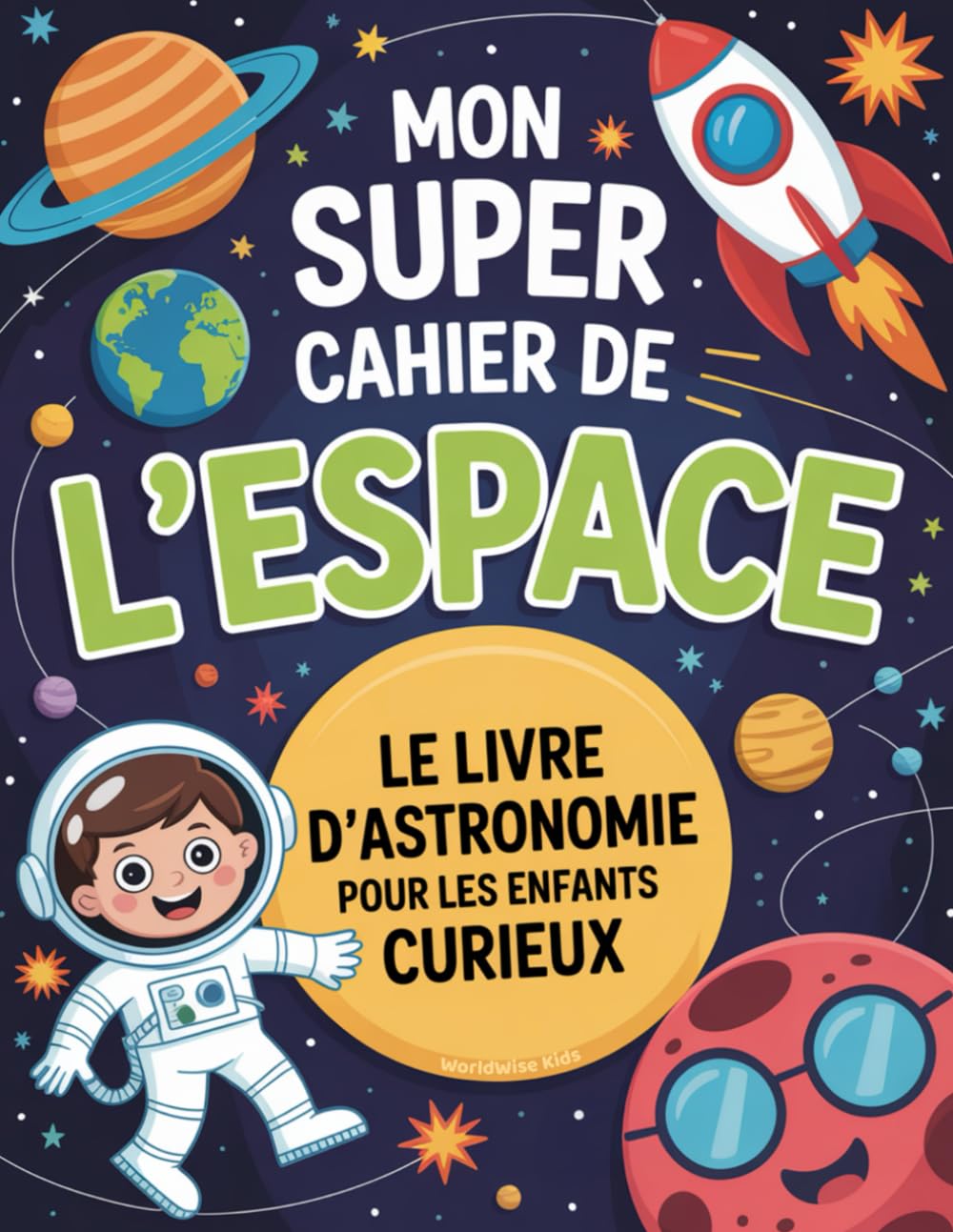 Mon Super Cahier de l’Espace: Le livre d’astronomie pour les enfants curieux de 7 à 12 ans – Explore l’univers avec des jeux, des défis rigolos et des découvertes fascinantes ! book