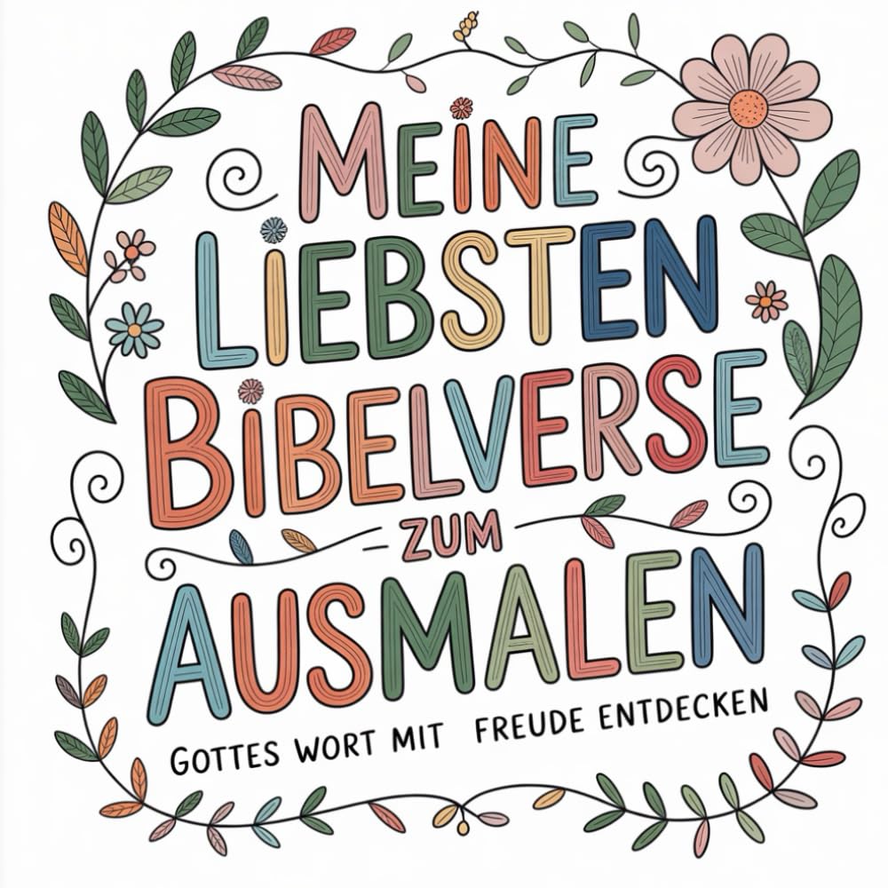 Meine liebsten Bibelverse zum Ausmalen Religion & Esotericism